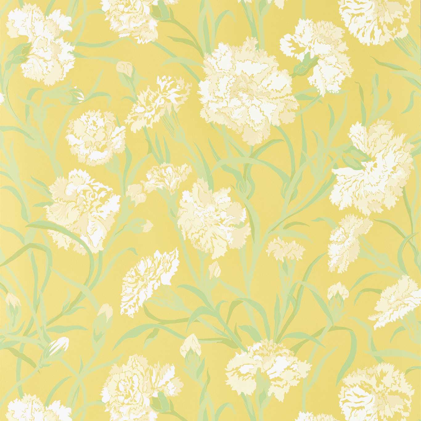 Fleur de Joie Chalk/Clover/Honey Wallpaper by HAR