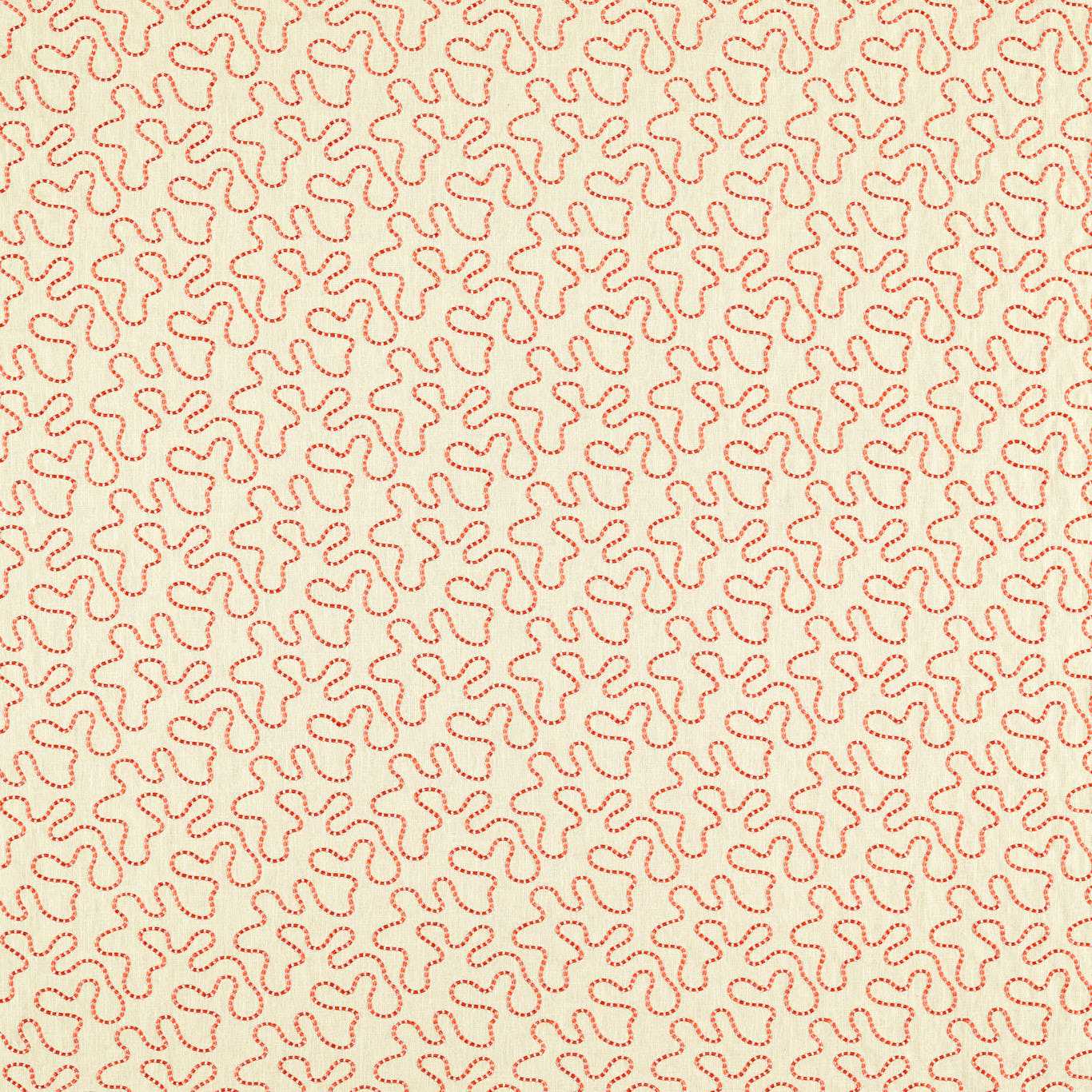 Wiggle Linen/Carnelian Fabric by HAR