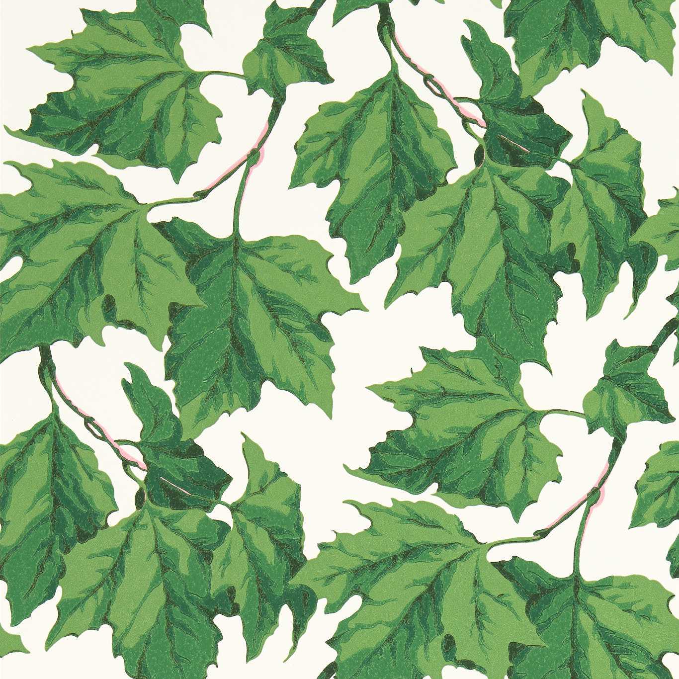 Dappled Leaf Emerald Wallpaper by HAR