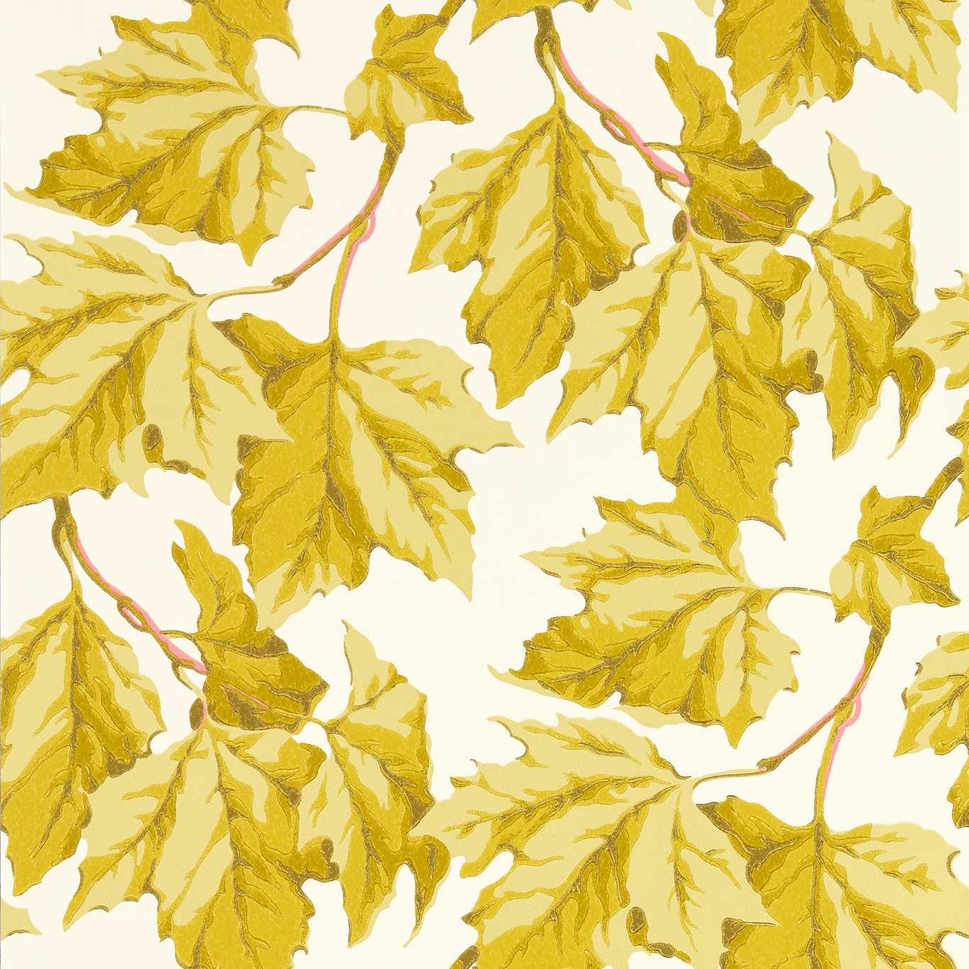 Dappled Leaf Citrine Wallpaper by HAR