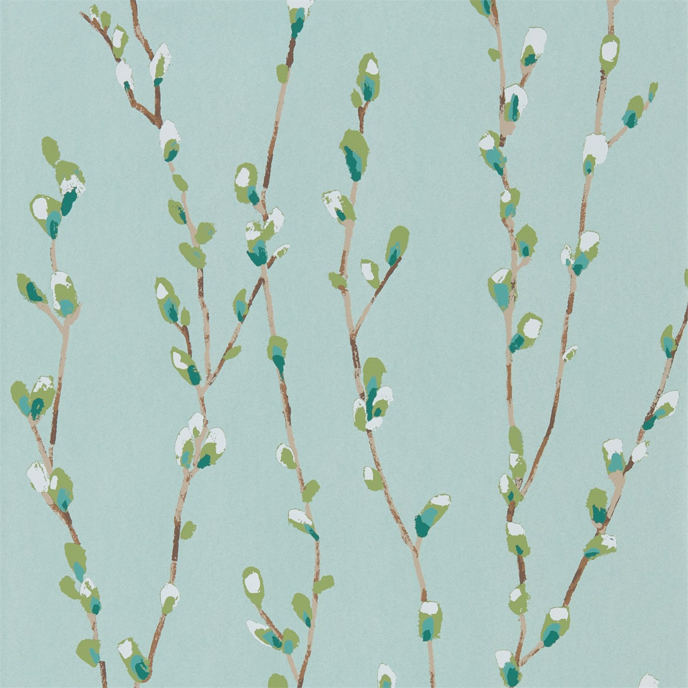 Salice Mint/Emerald Wallpaper by HAR