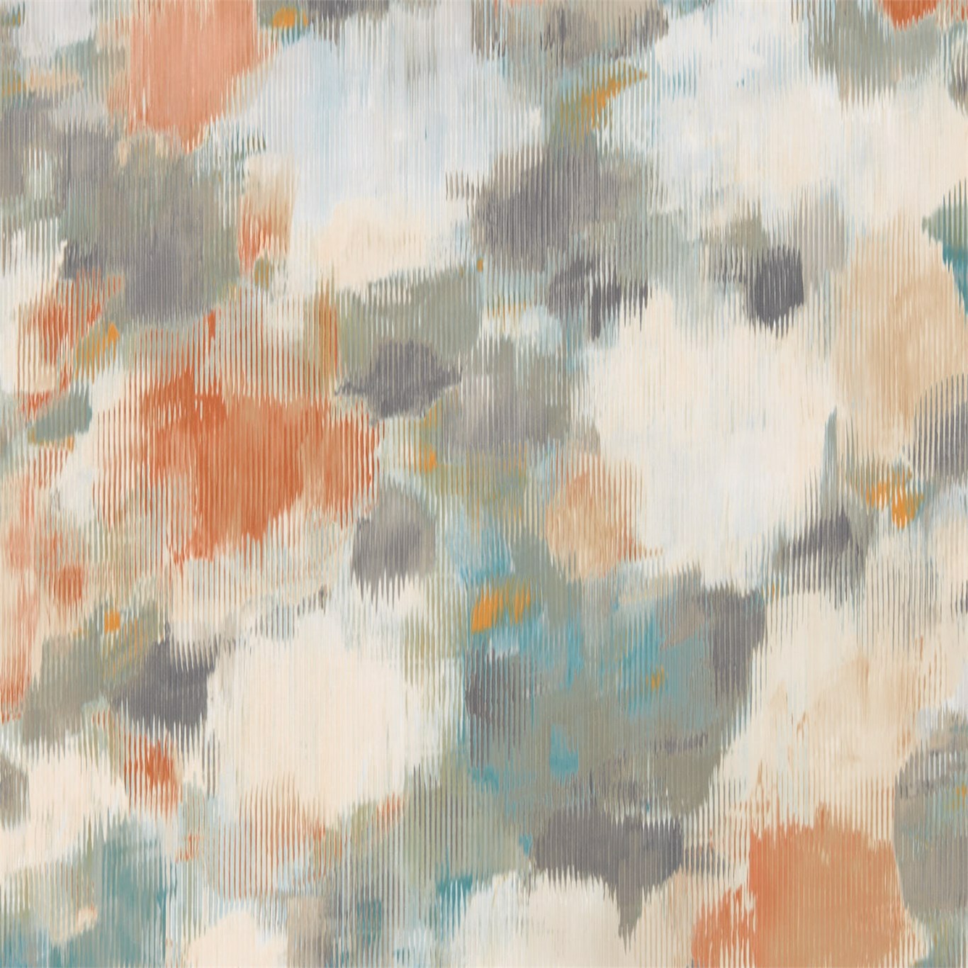 Exuberance Tangerine/Sepia Wallpaper by HAR