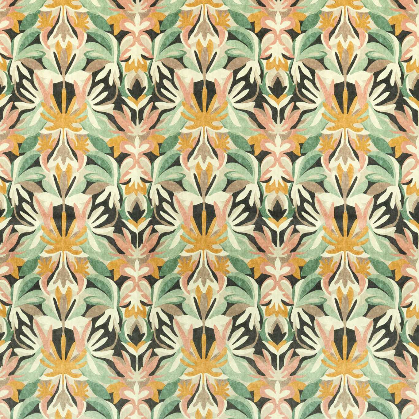Melora Positano/Succulent/Amber Light Fabric by HAR