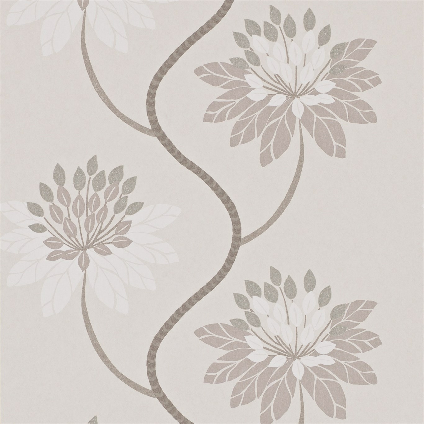 Eloise Vintage Rose/Linen Wallpaper by HAR