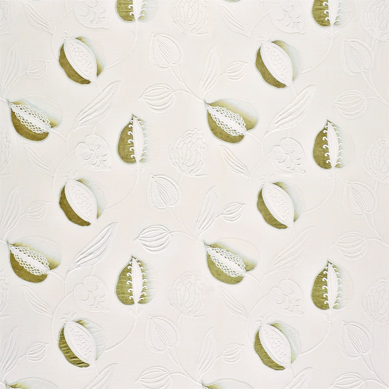 Abella Avocado Fabric by HAR