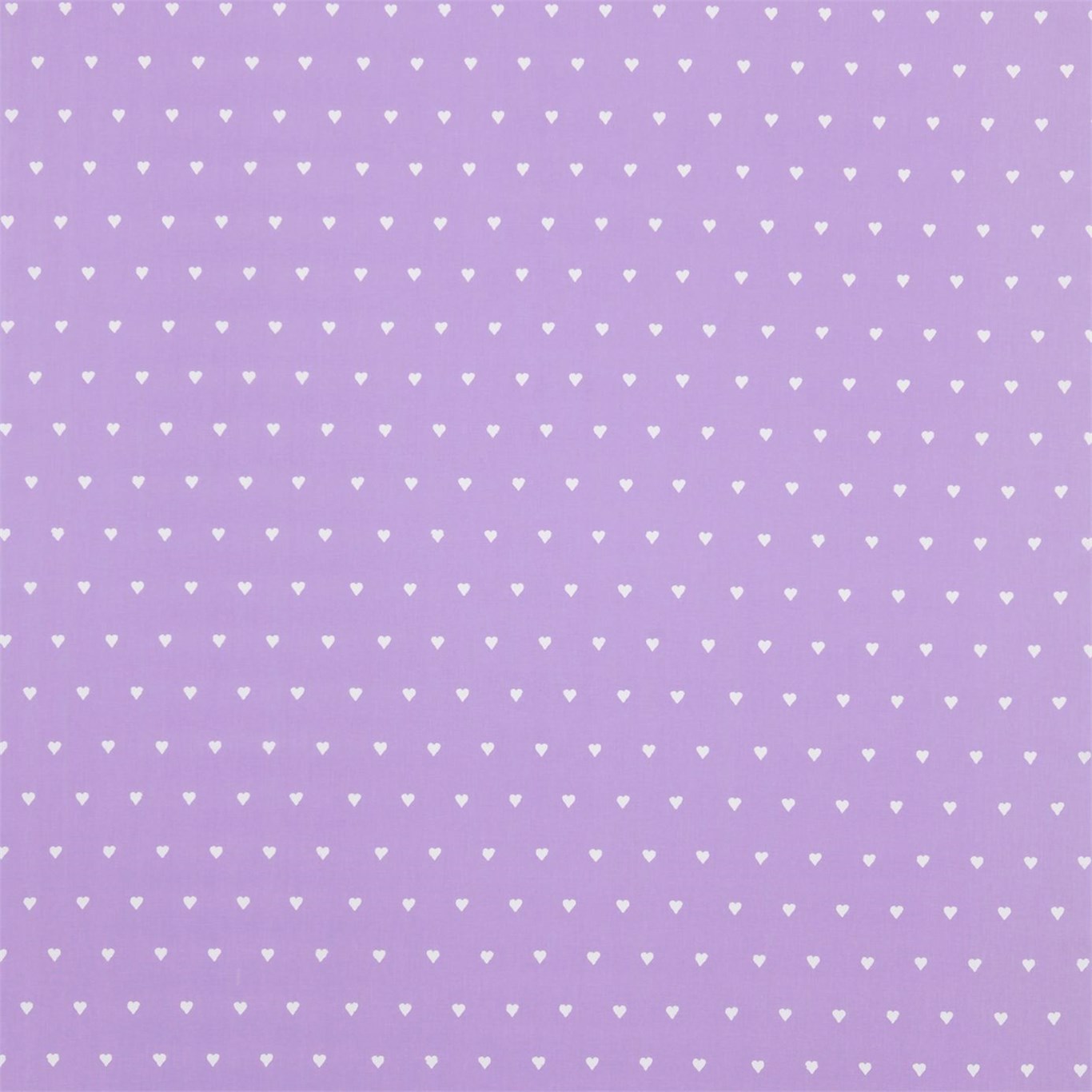 Love Hearts White and Lilac Fabric by HAR