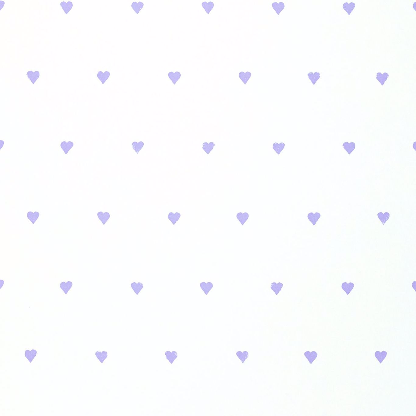 Love Hearts Lilac and White Wallpaper by HAR