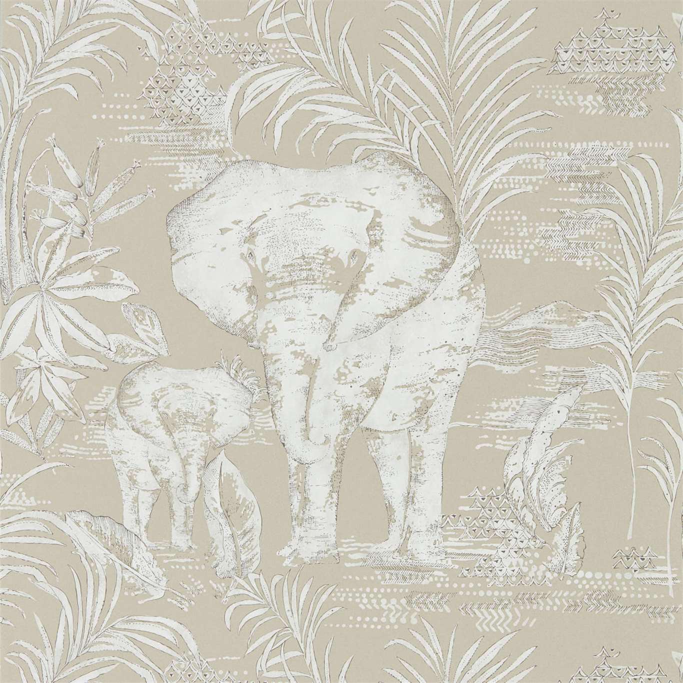 Kinabalu Linen Wallpaper by HAR