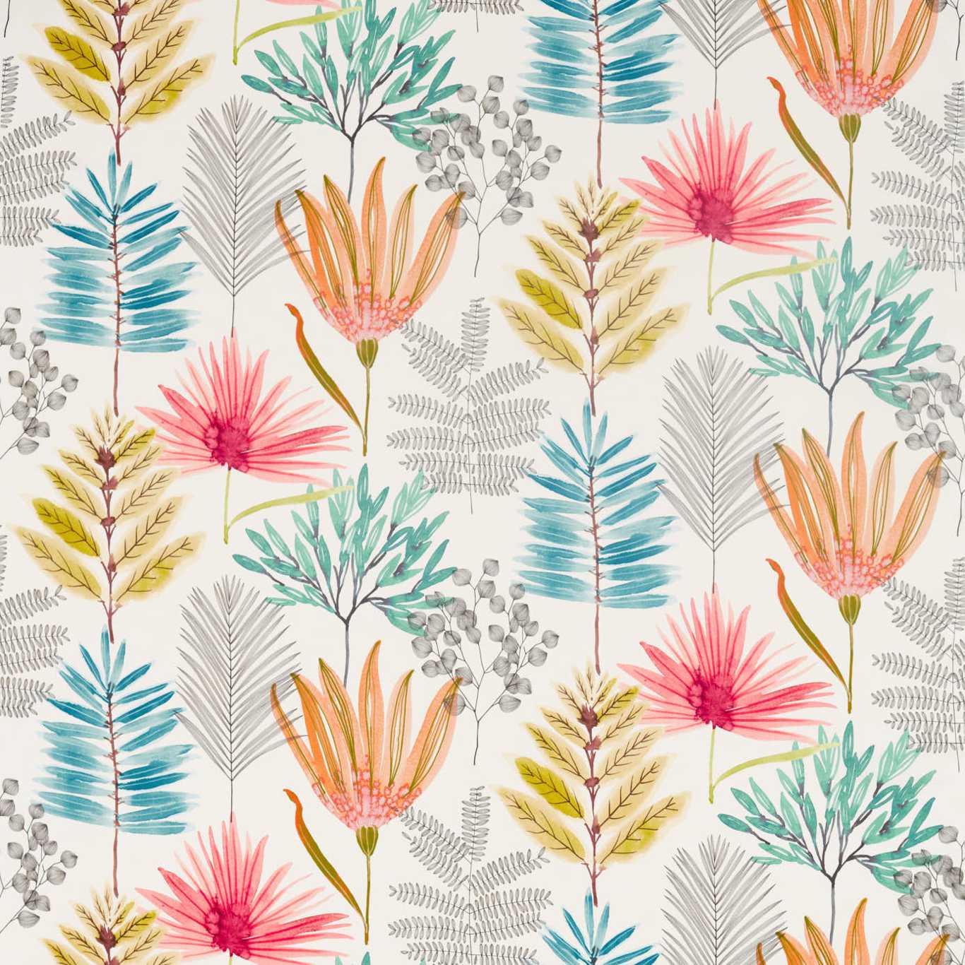 Yasuni Paprika/Kiwi Fabric by HAR