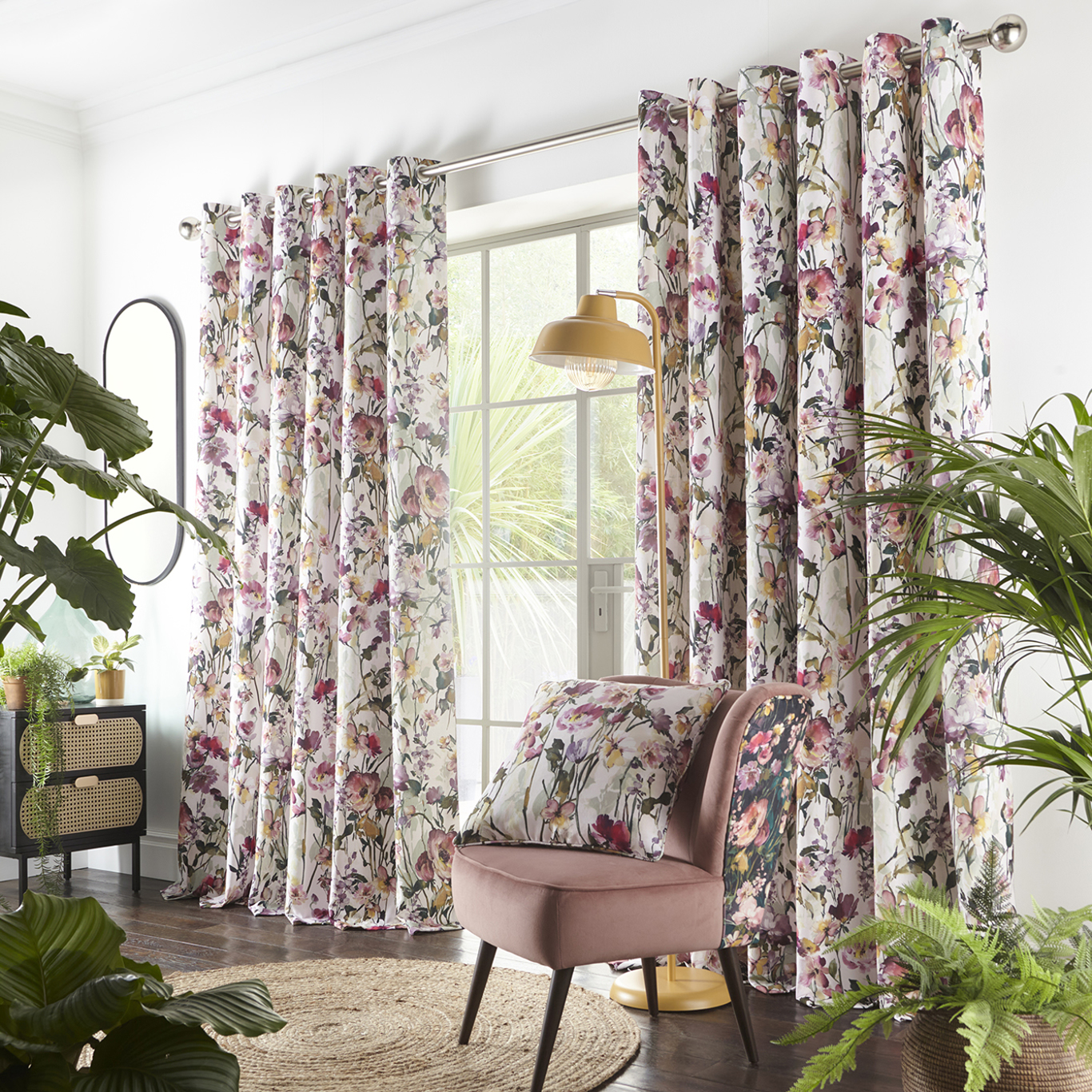 Meadow Antique Curtains by CNC