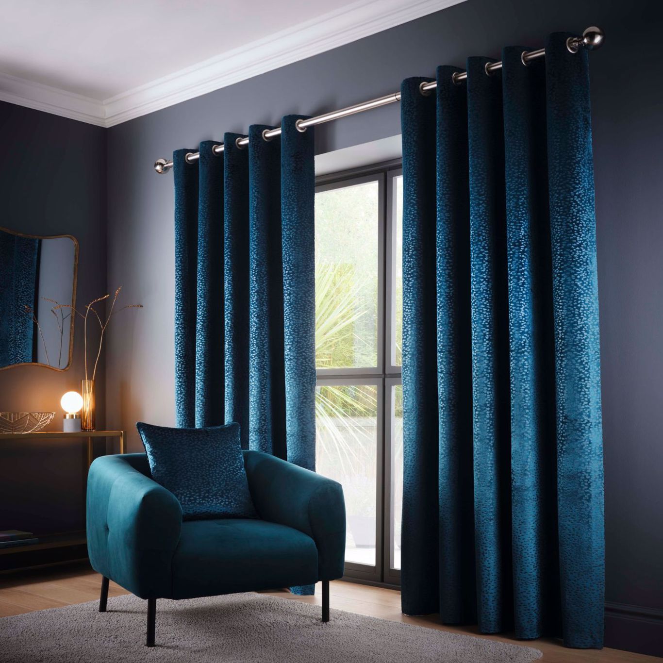Vienna Peacock Curtains by CNC