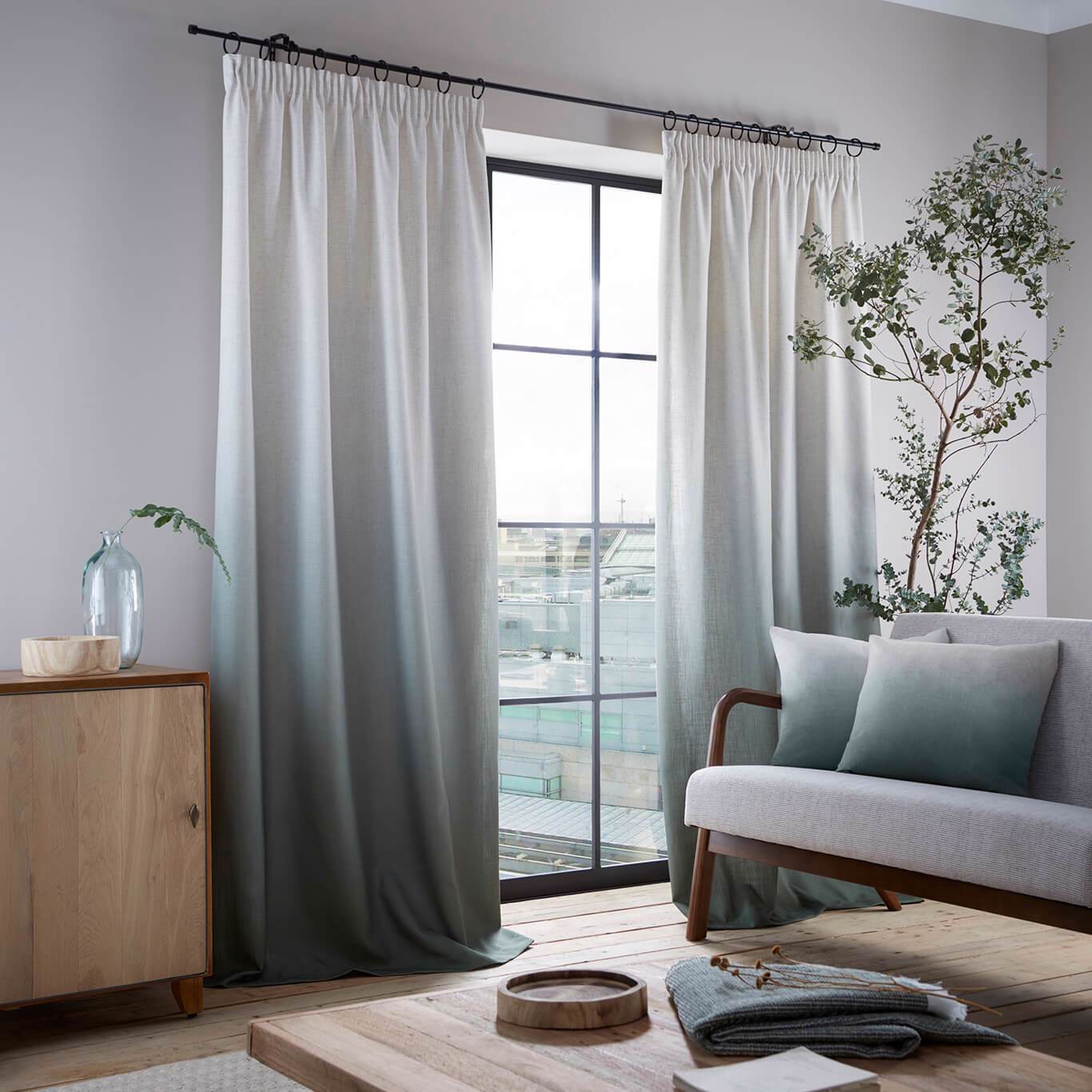 Oslo Olive Curtains by CNC