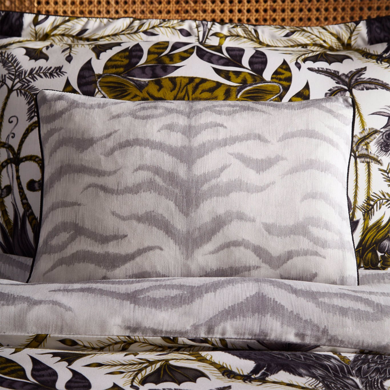 Amazon 30X40 Boudoir Pillowcase Grey Bedding by CNC