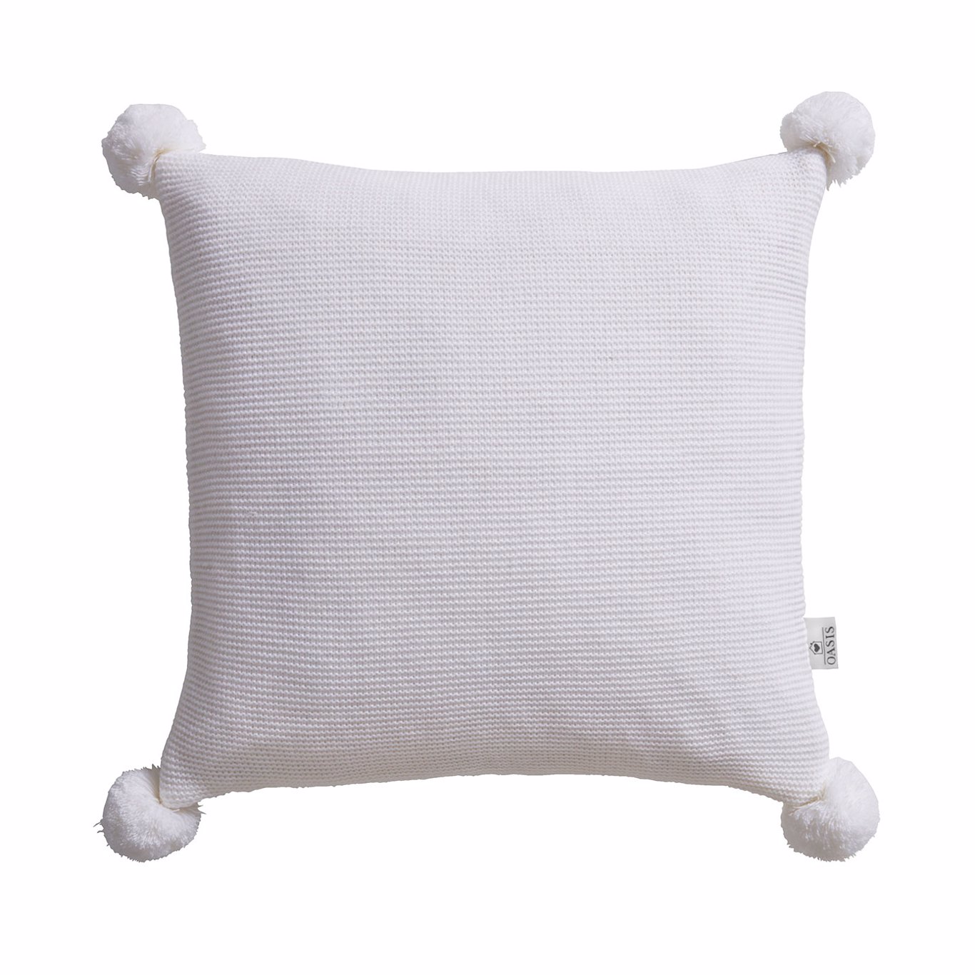 Pom Pom Cushion Ivory Bedding by CNC