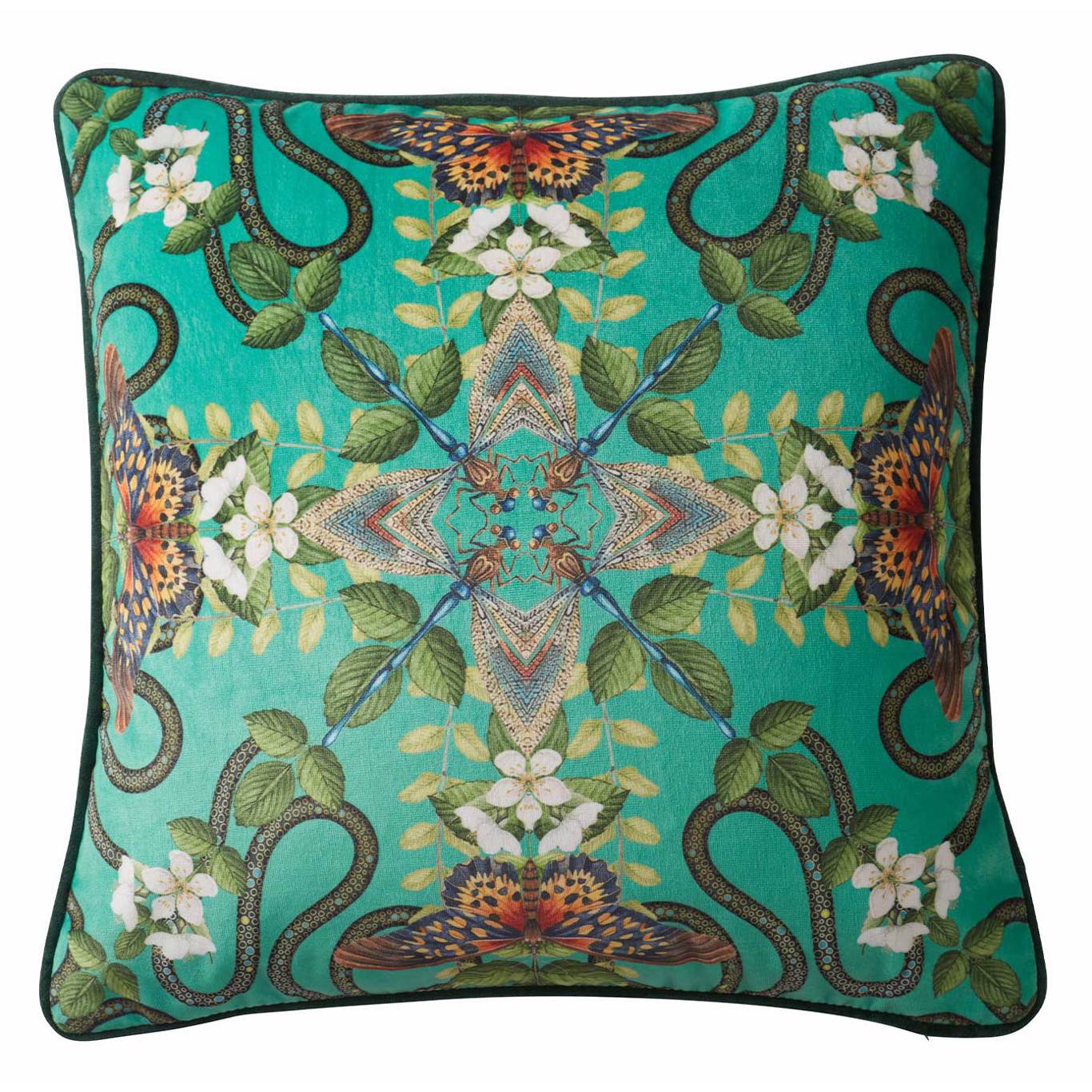Emerald Forest Cushion Emerald Bedding by CNC
