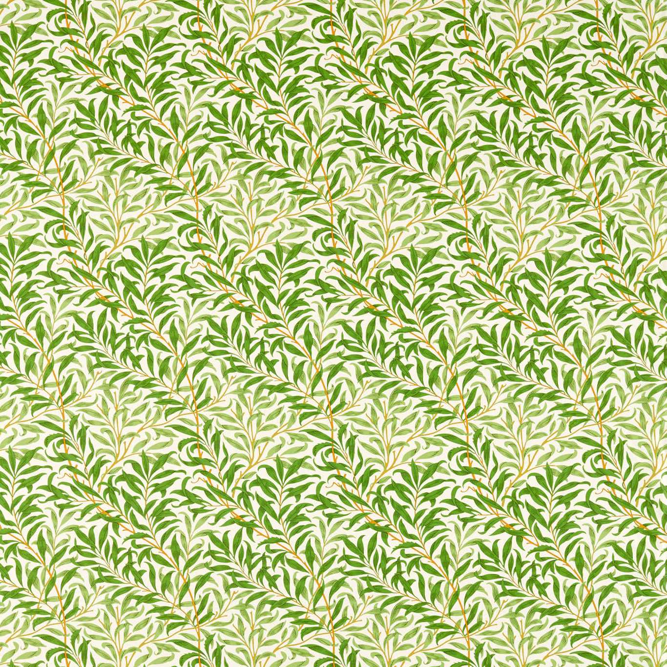 Willow Bough Leaf Green Fabric by MOR