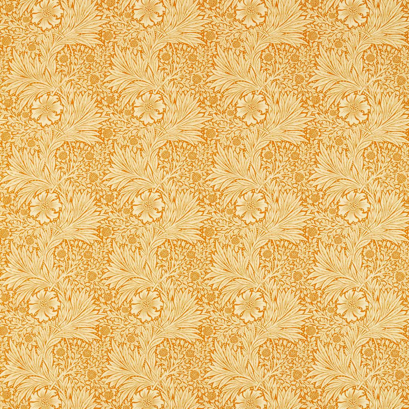 Marigold Cream/Orange Fabric by MOR