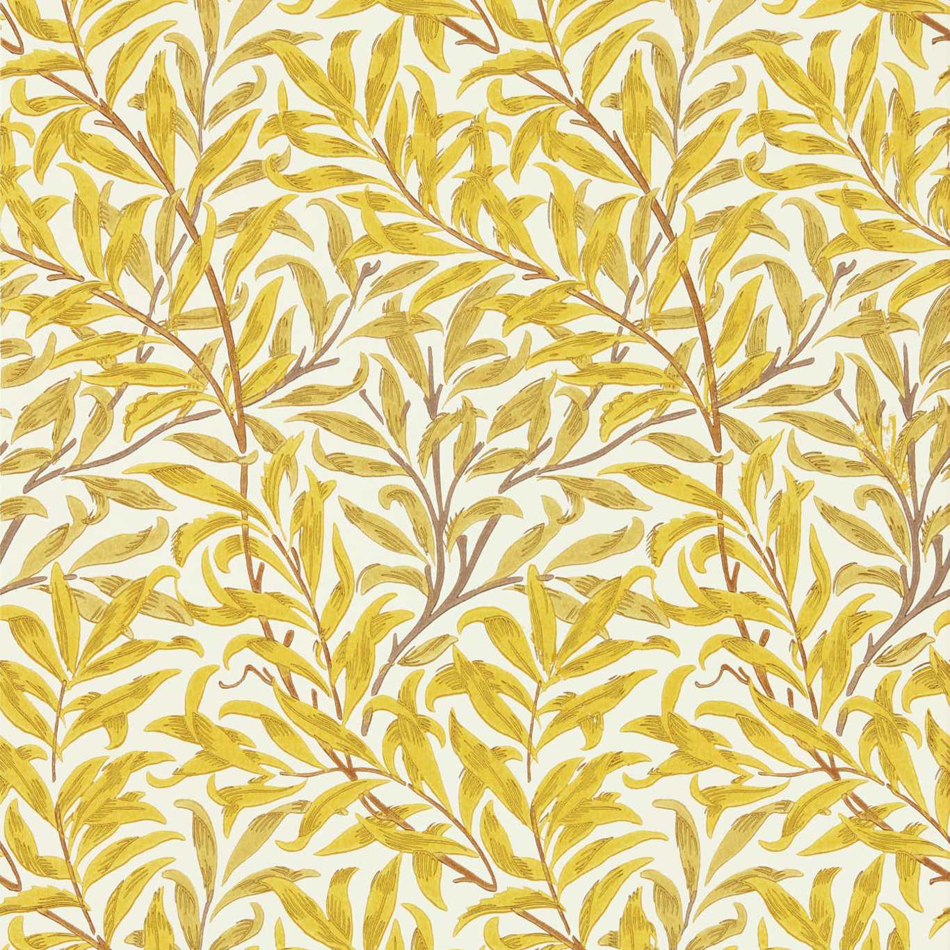 Willow Bough Summer Yellow Wallpaper by MOR