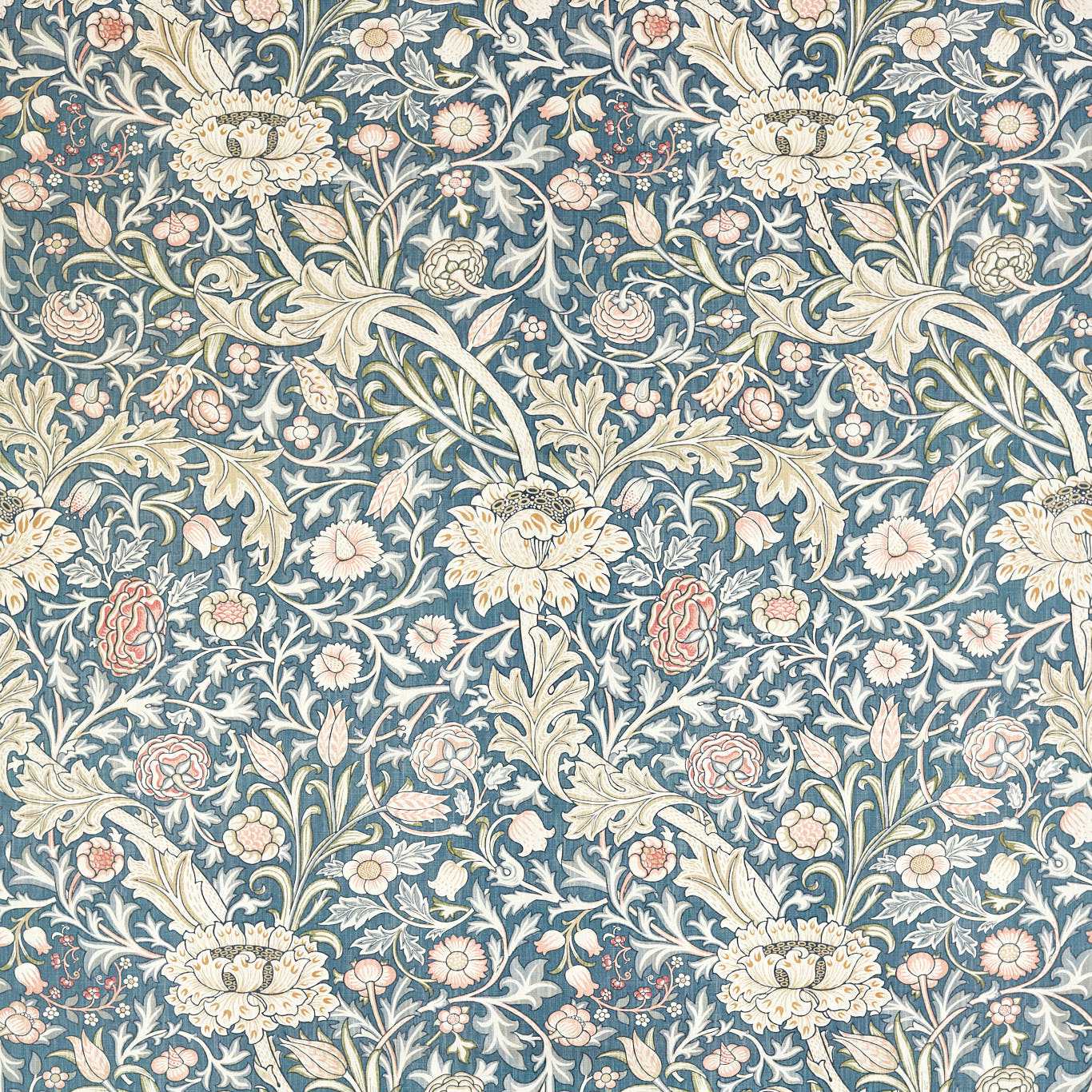 Trent Woad Blue Fabric by MOR