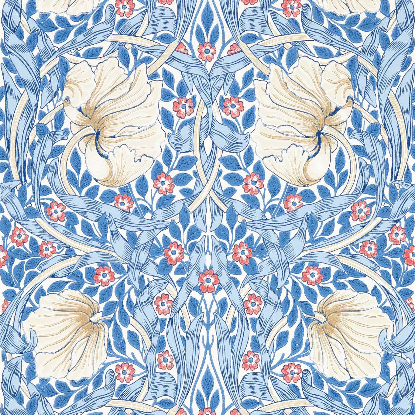 Pimpernel Woad Wallpaper by MOR