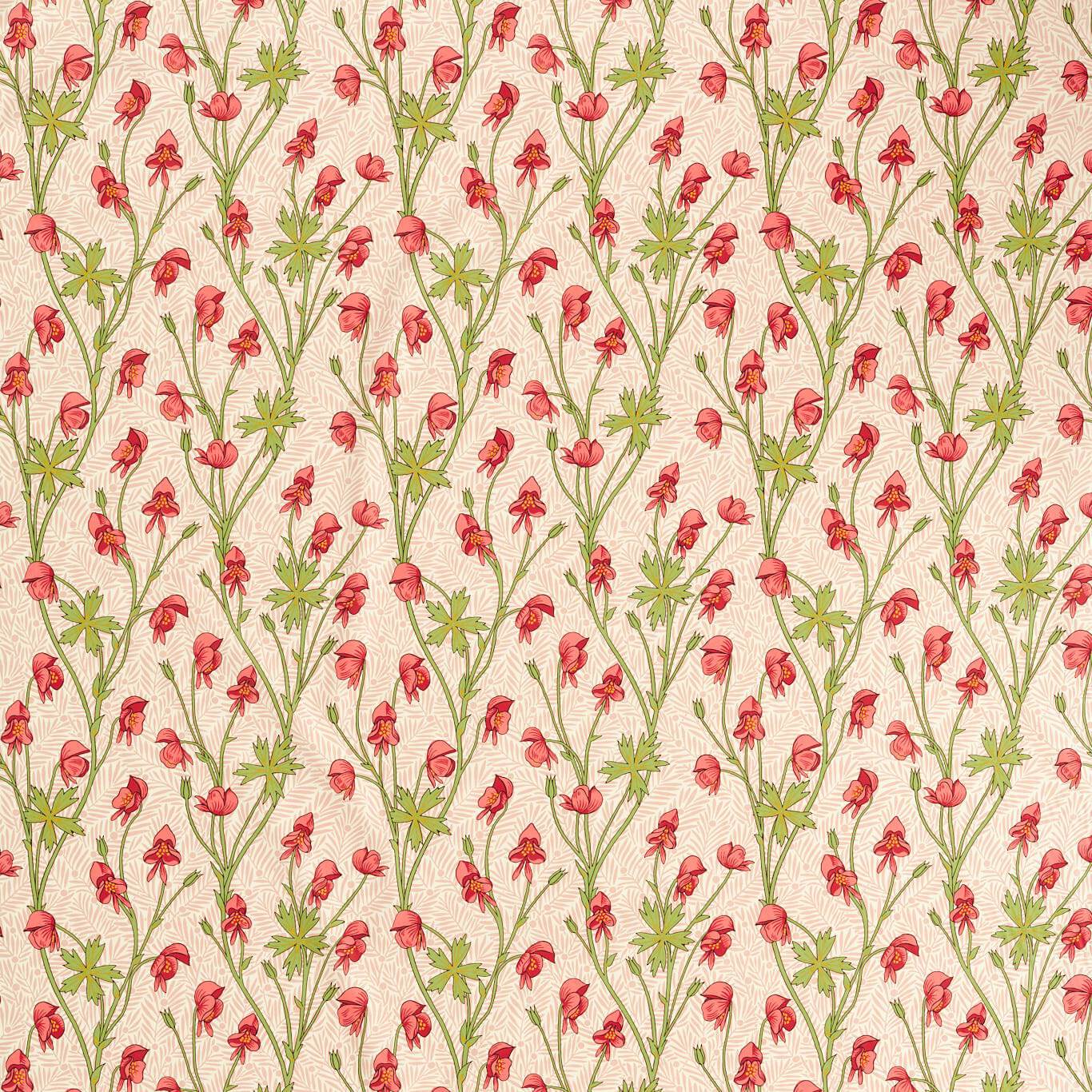 Monkshood Rhubarb Fabric by MOR
