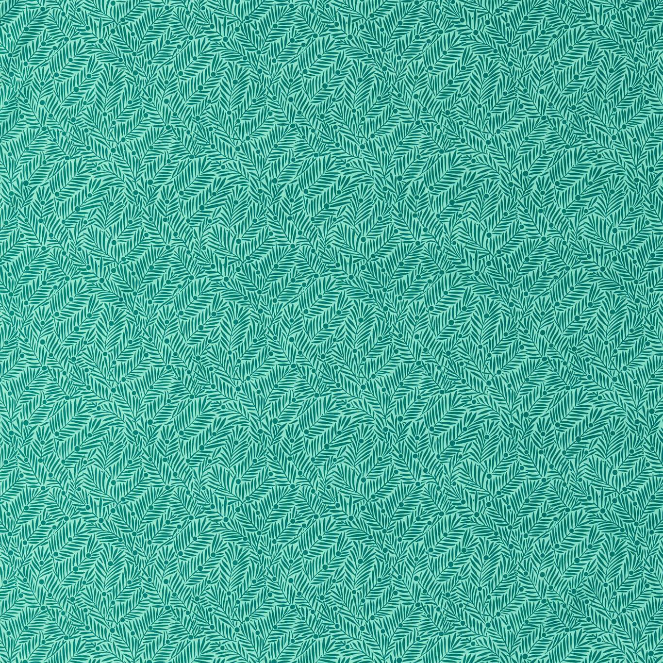 Yew & Aril Teal Fabric by MOR