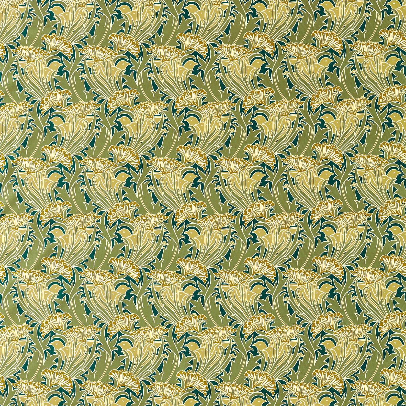 Laceflower Pistachio/Lichen Fabric by MOR