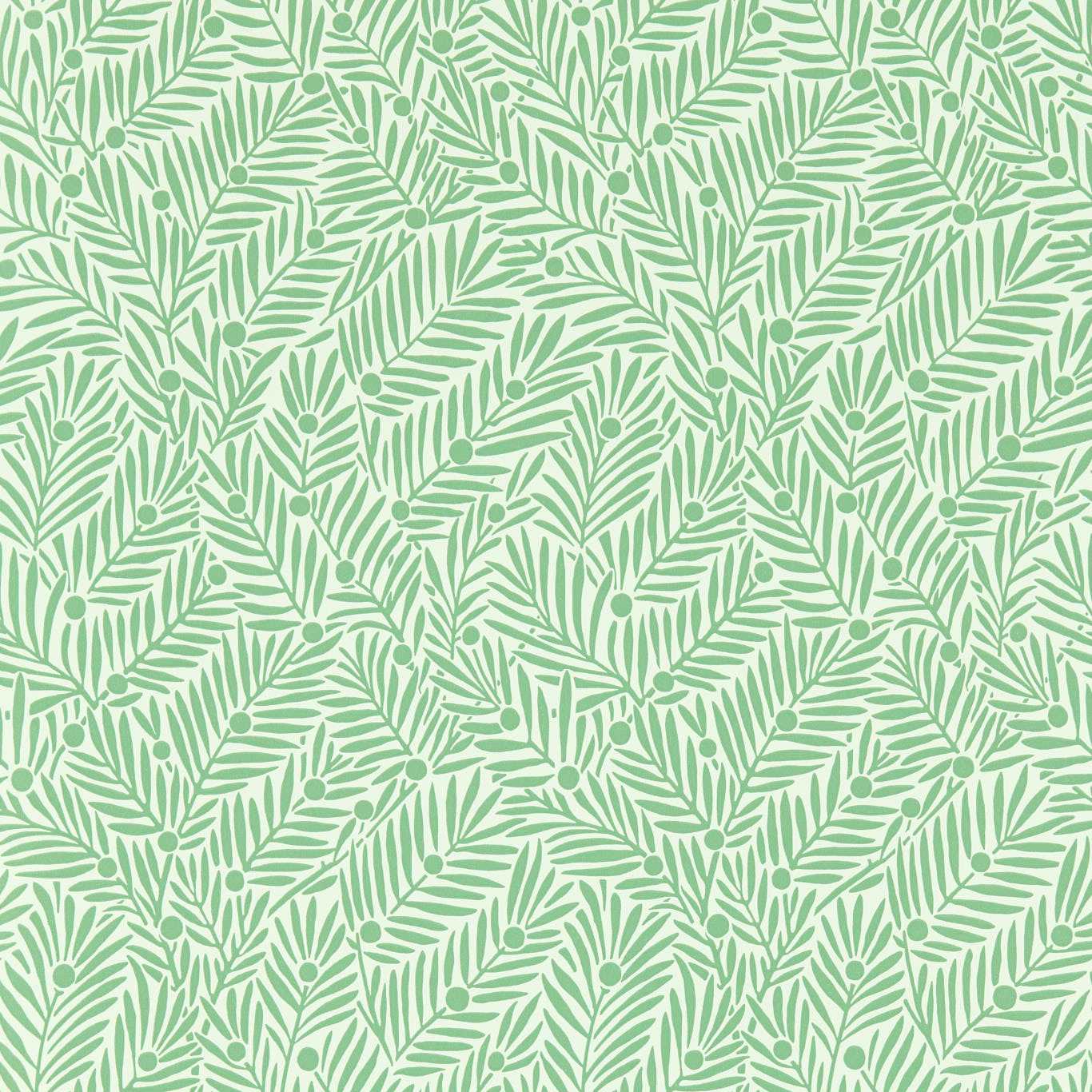Yew & Aril Spearmint Wallpaper by MOR