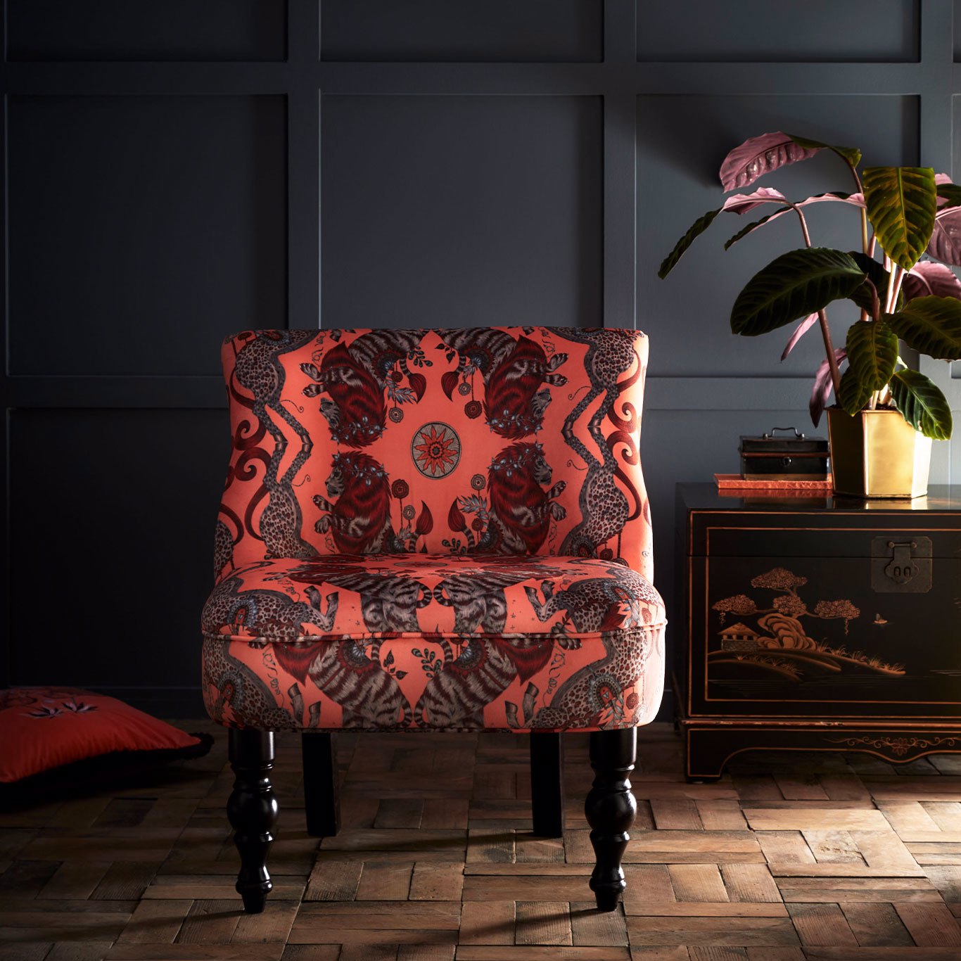 Langley Chair Caspian Coral Furniture by EMS