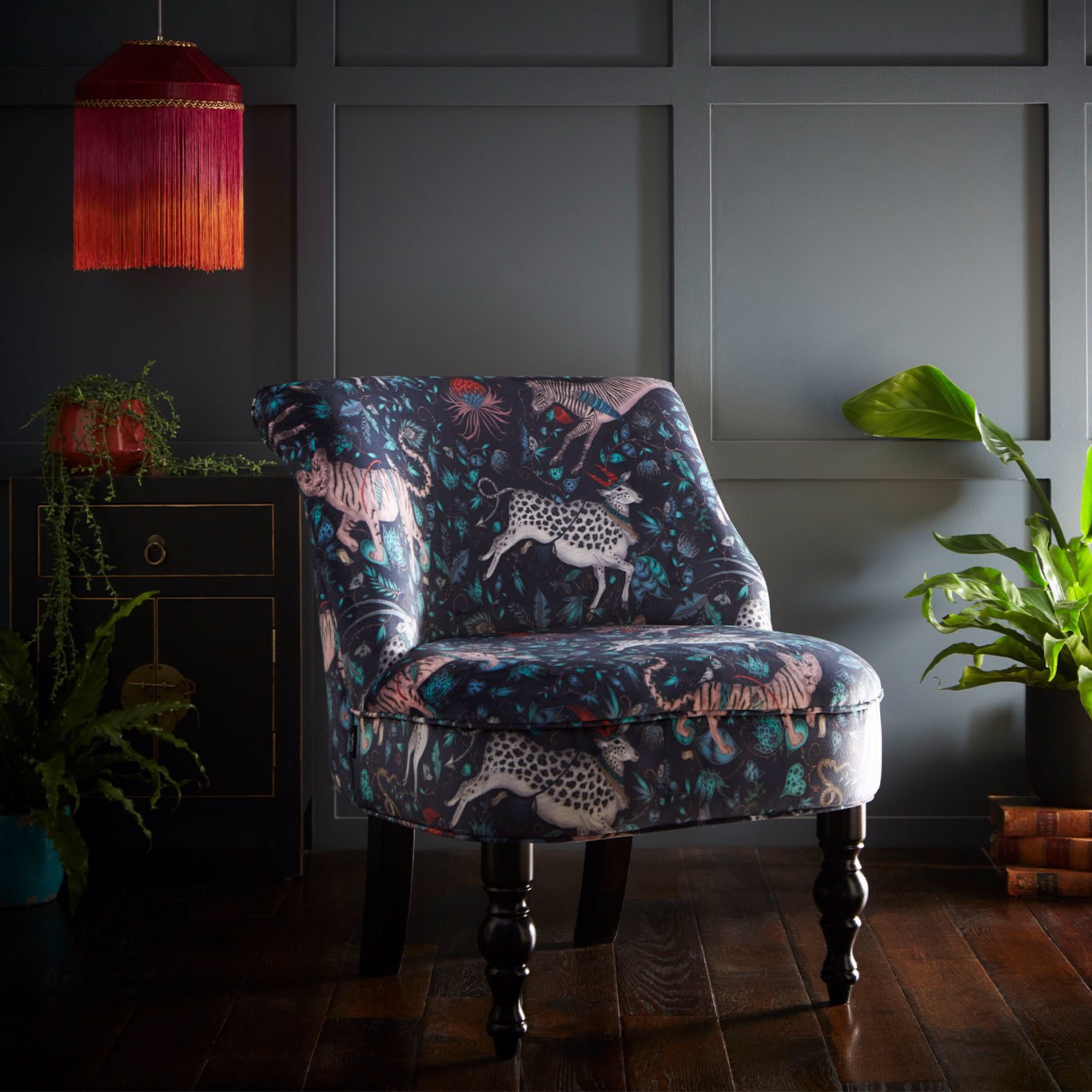 Langley Chair Protea Navy Furniture by EMS