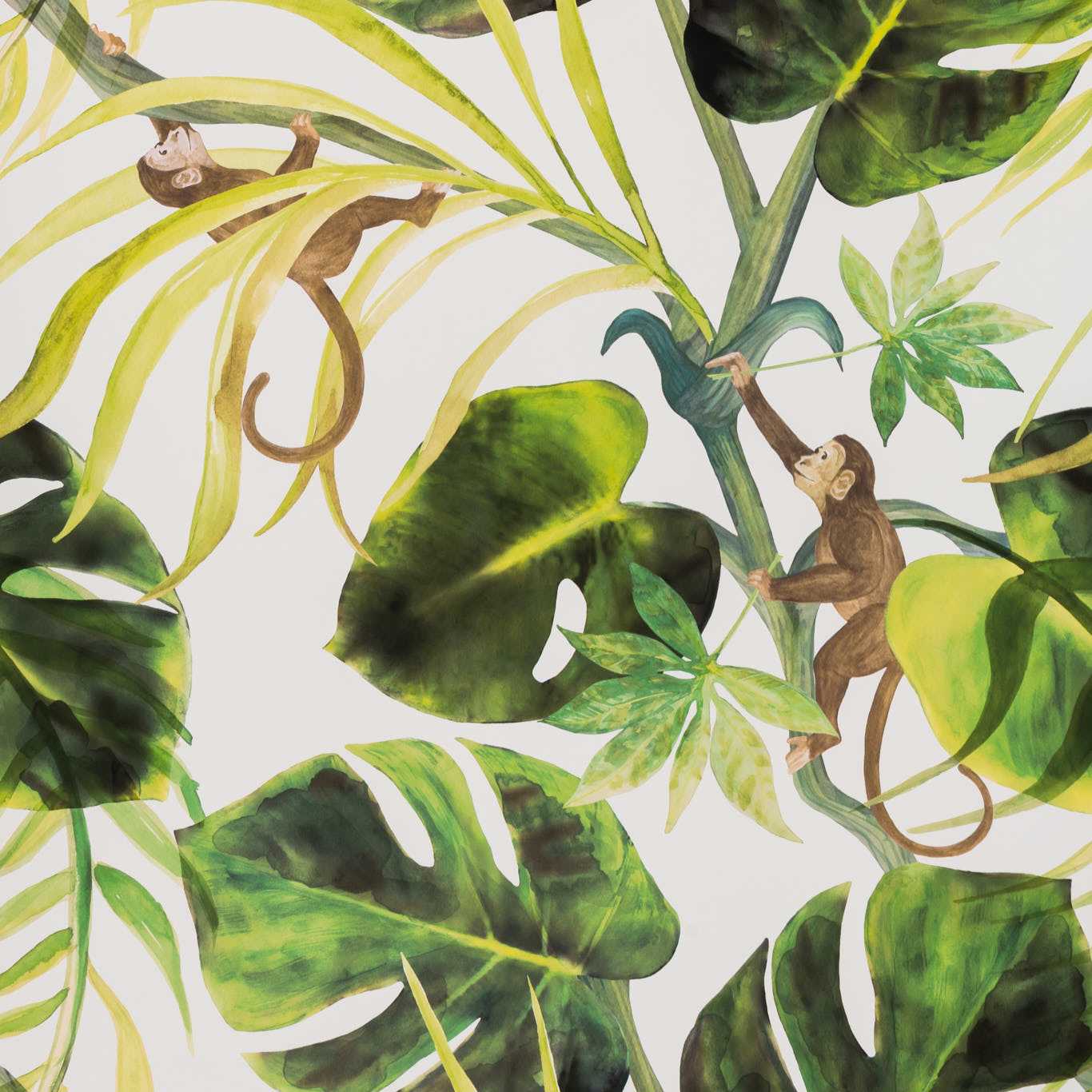 Monkey Business Natural Wallpaper by CNC