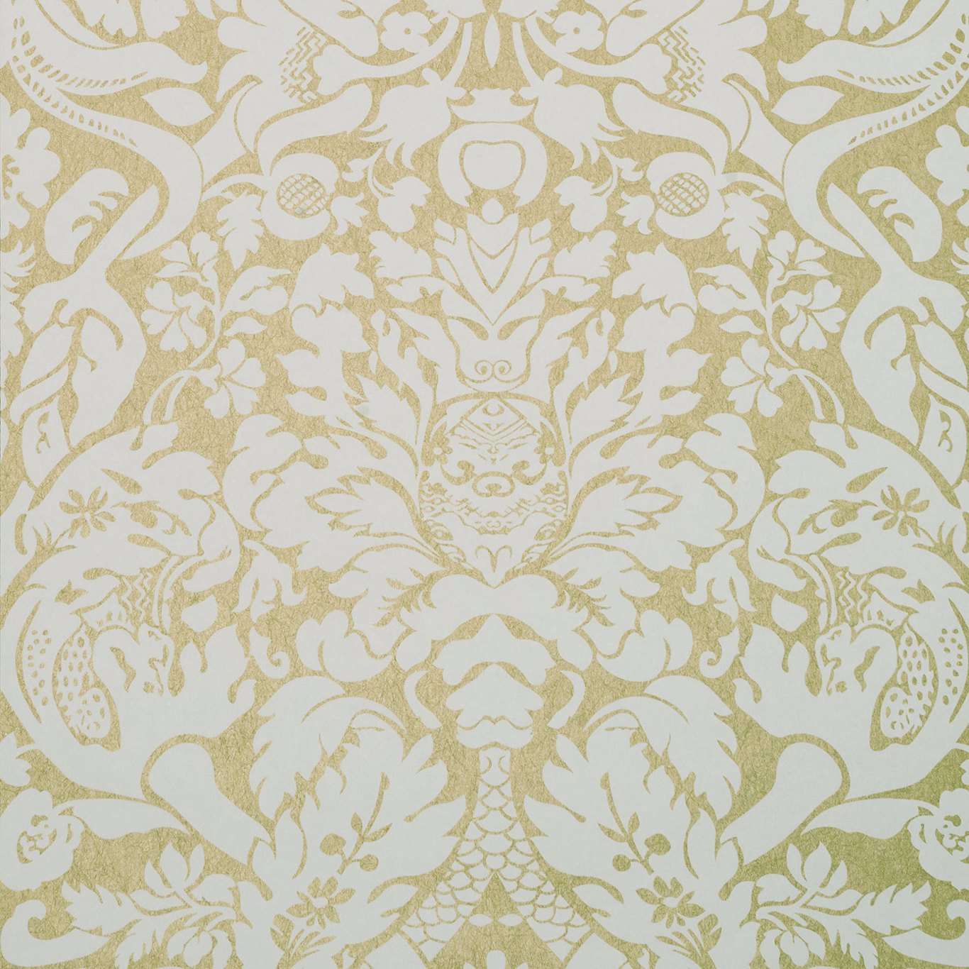 Valentina Gold Wallpaper by CNC