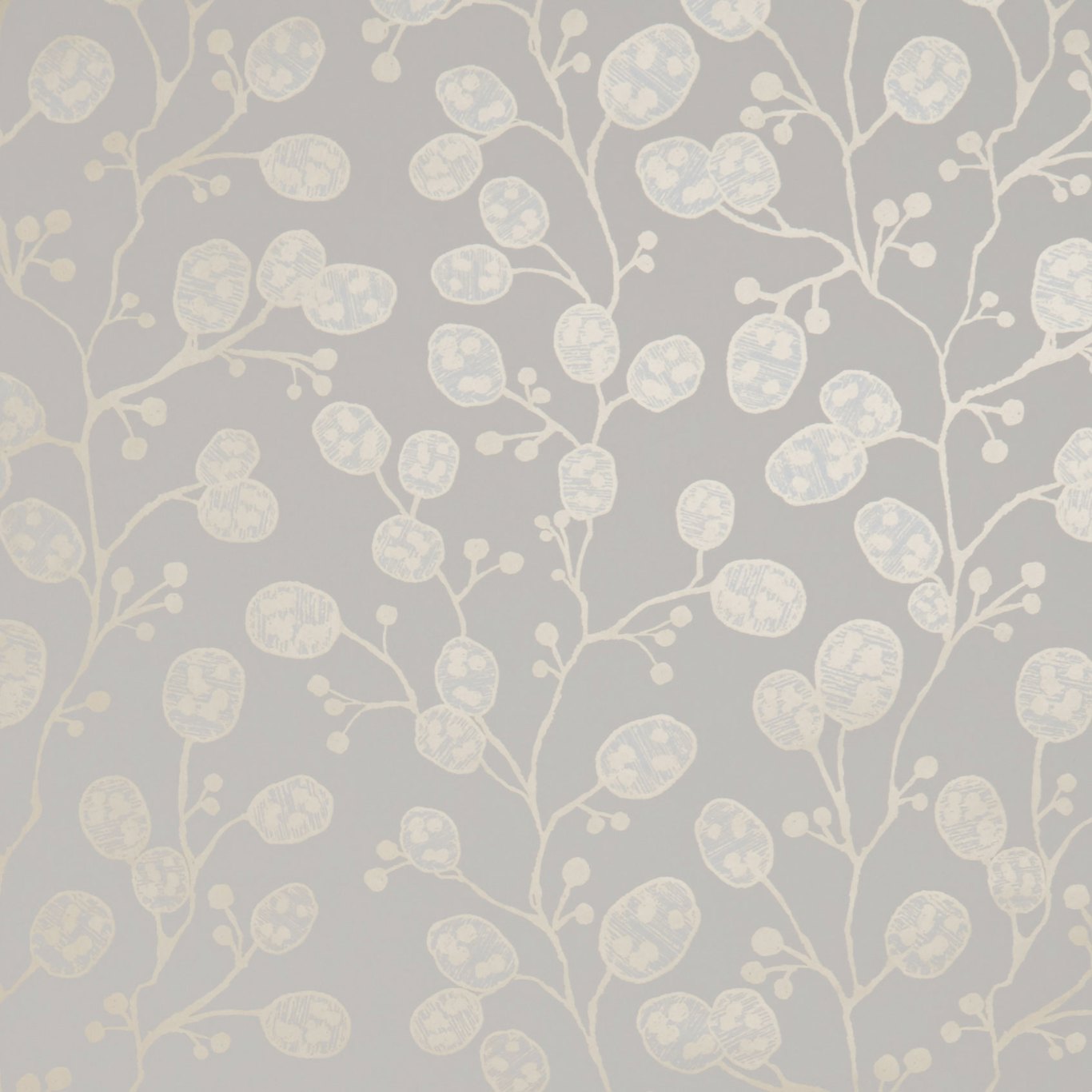 Honesty Ivory/Gold Wallpaper by CNC