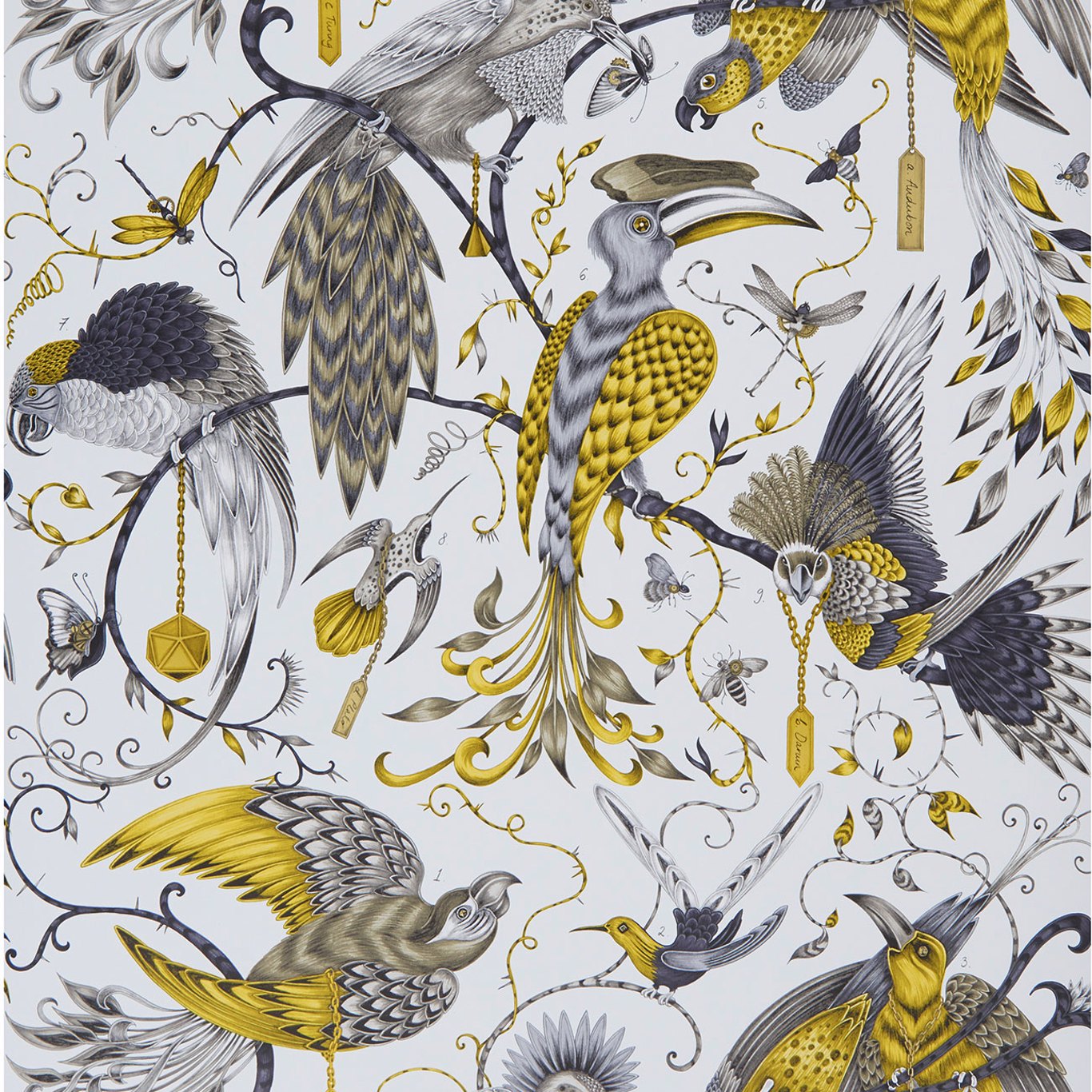 Audubon Gold Wallpaper by CNC
