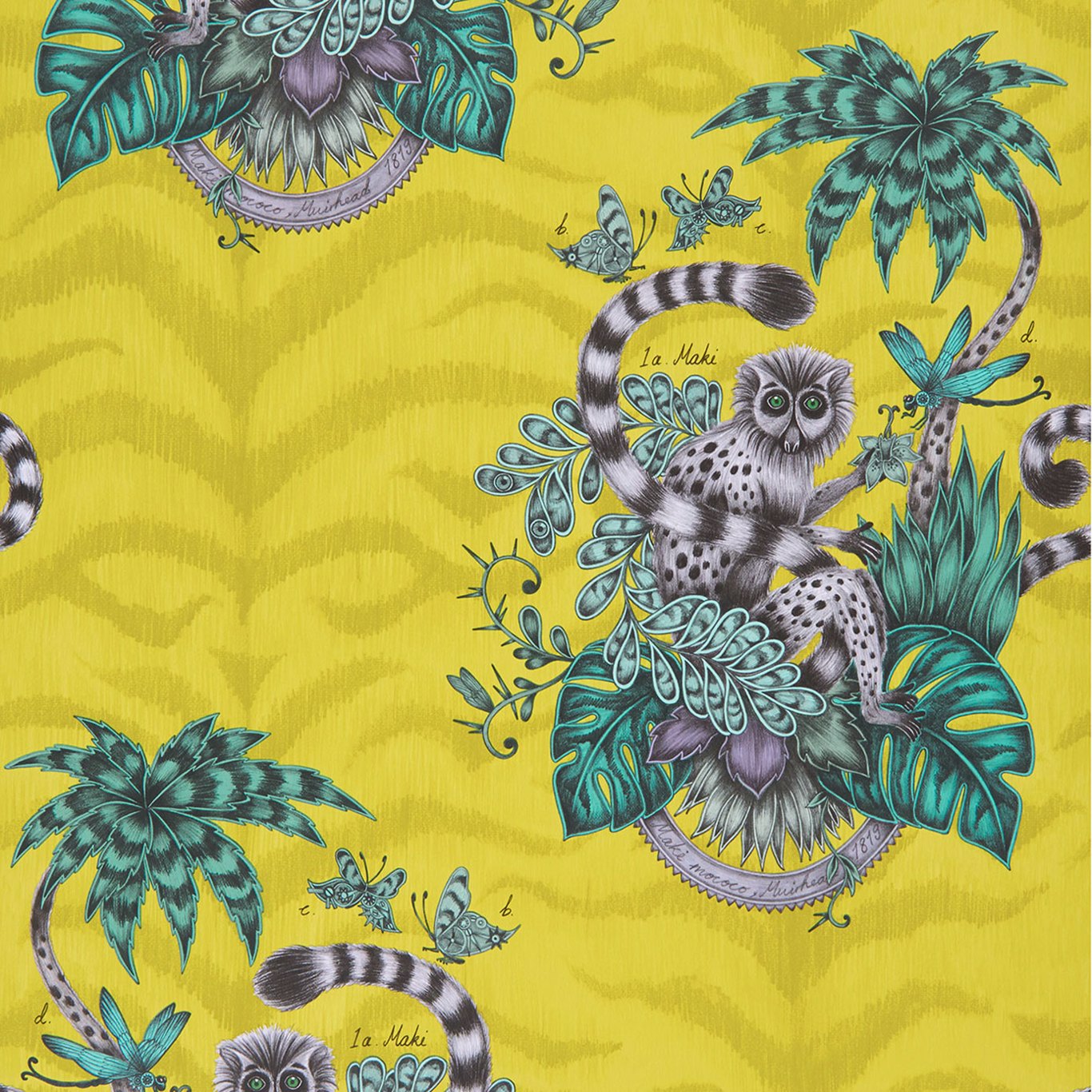 Lemur Lime Wallpaper by CNC