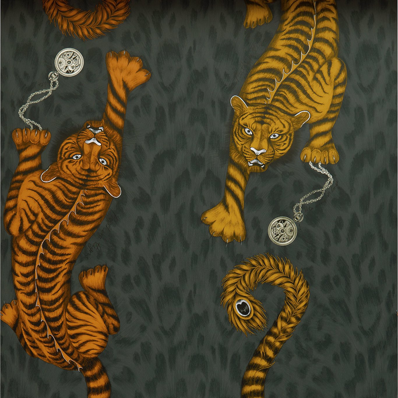 Tigris Flame Wallpaper by CNC