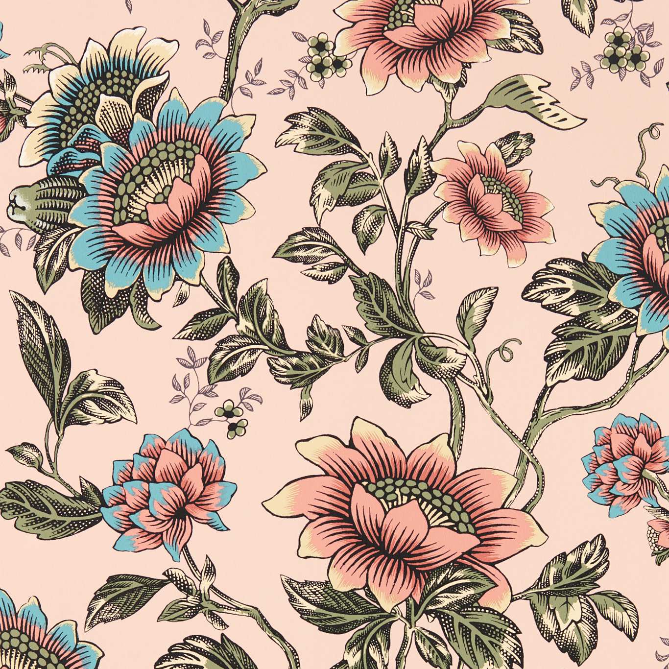 Tonquin Blush Wallpaper by WED