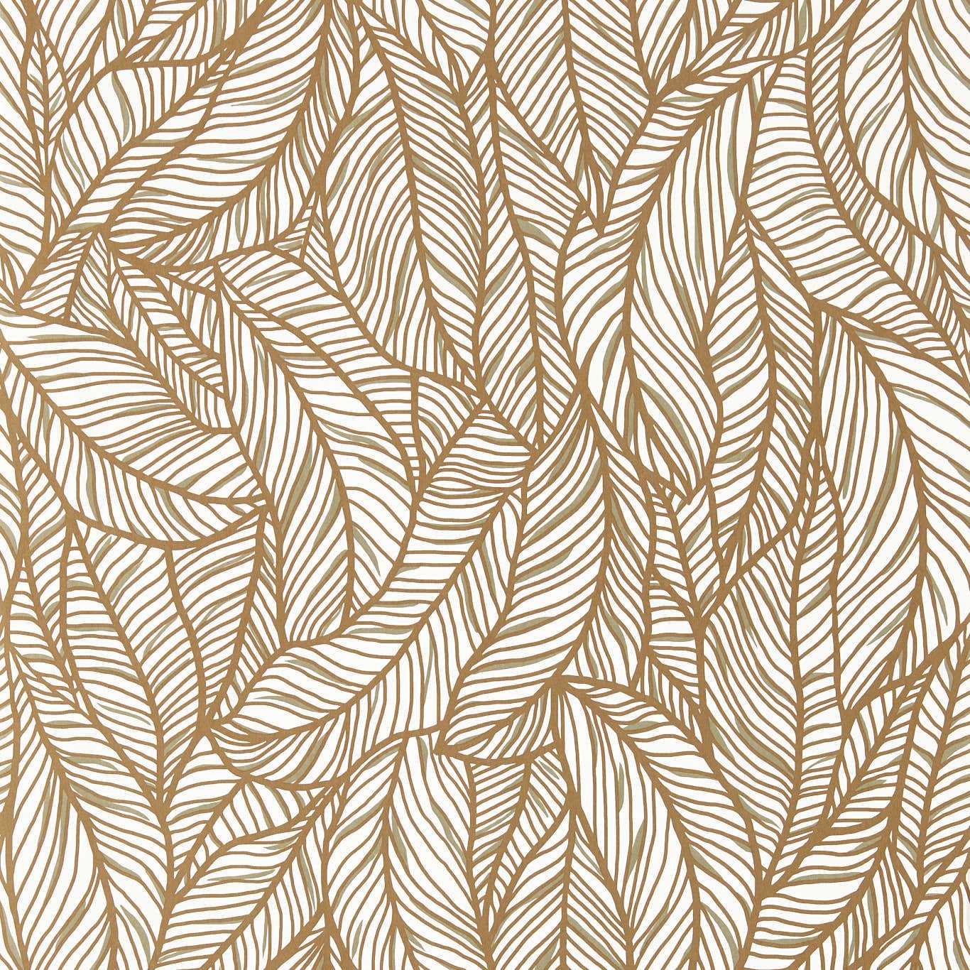 Selva Bronze/Ivory Wallpaper by CNC