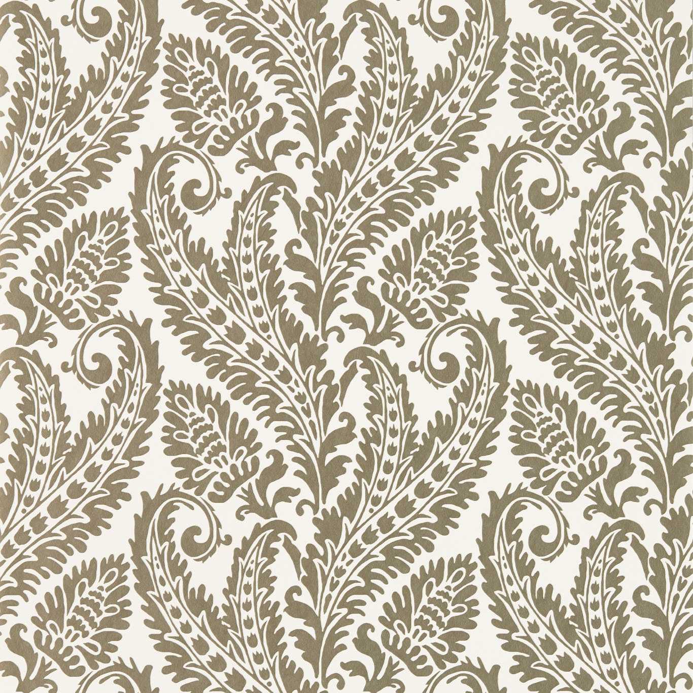 Regale Gilver/Ivory Wallpaper by CNC