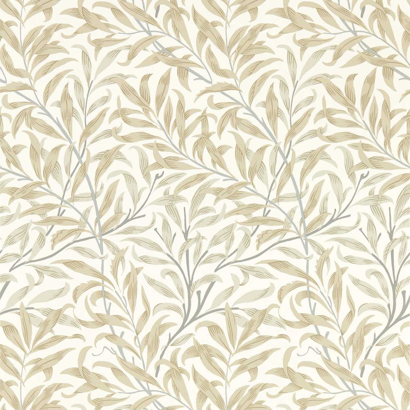 Willow Boughs Linen Wallpaper by CNC