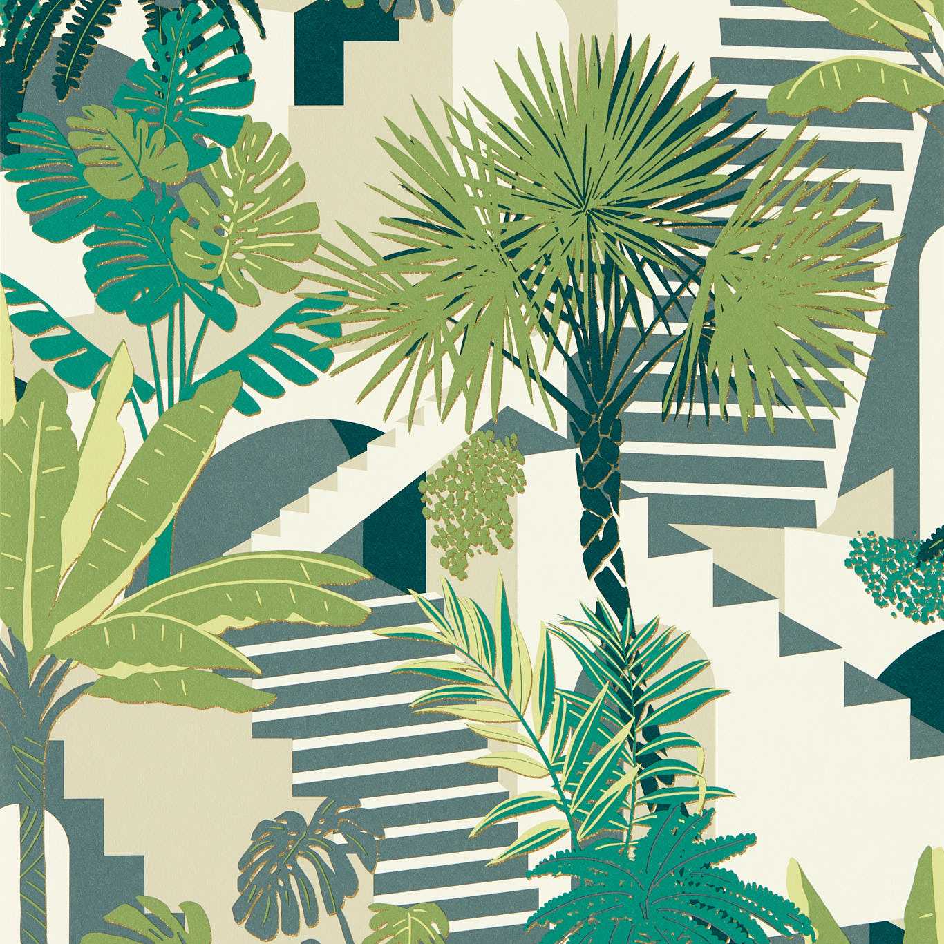 Malindi Palm Wallpaper by CNC