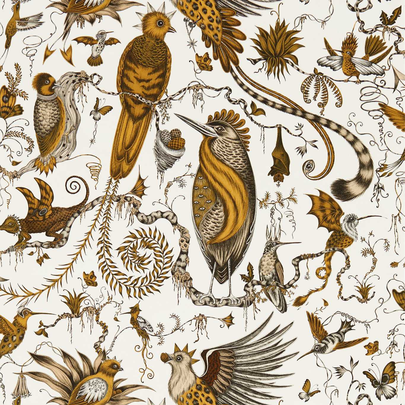 Quetzal Gold Wallpaper by CNC