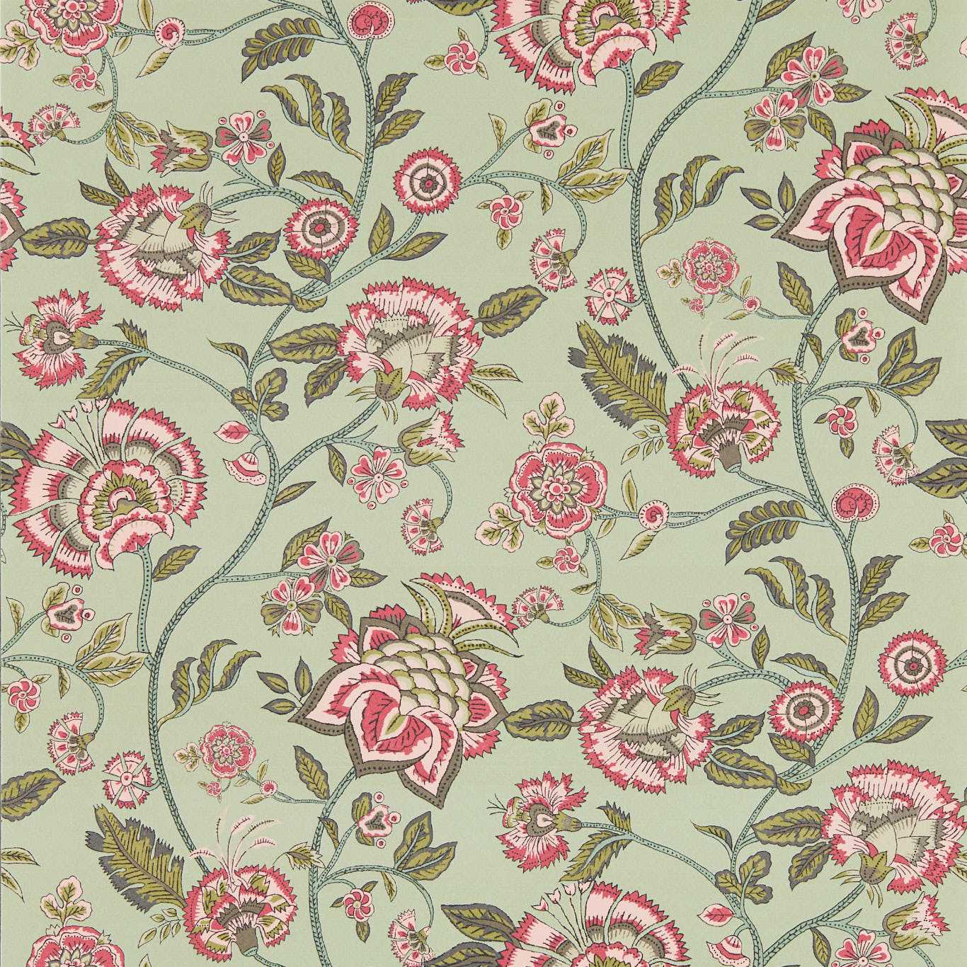Barmeri Sage/Blush Wallpaper by CNC