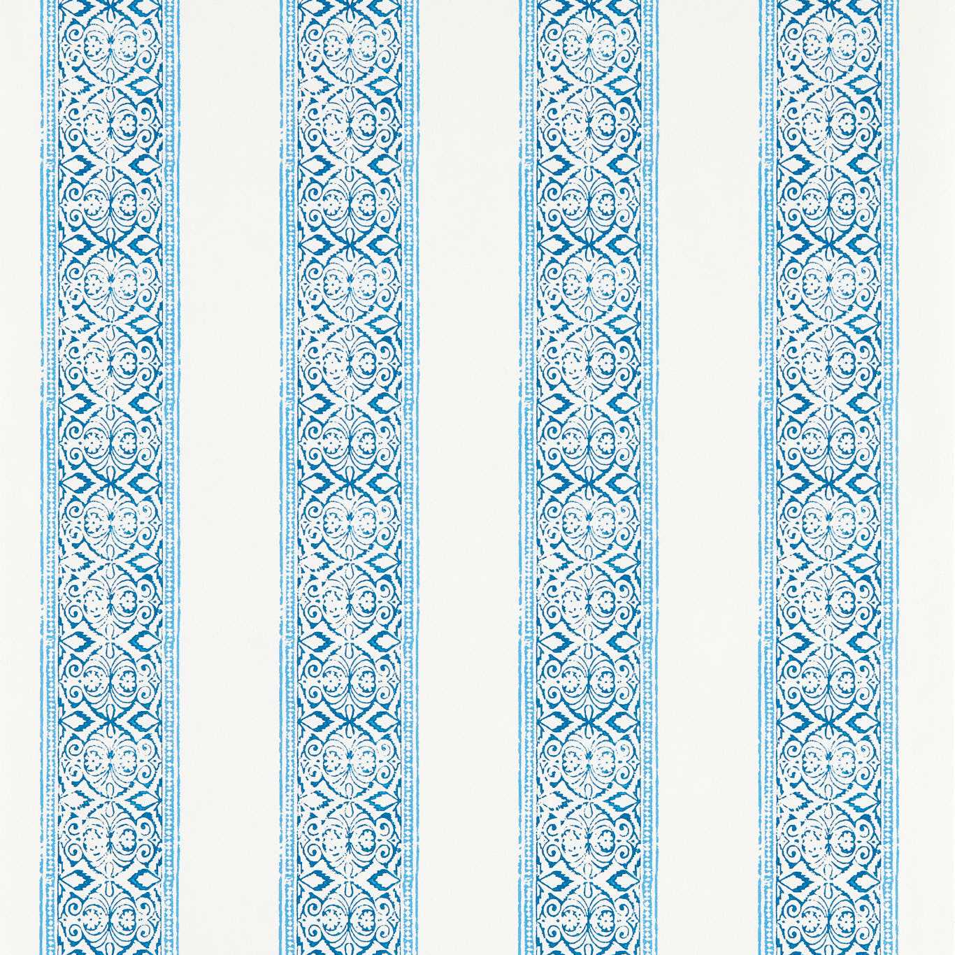 Kalamkari Cobalt Wallpaper by CNC