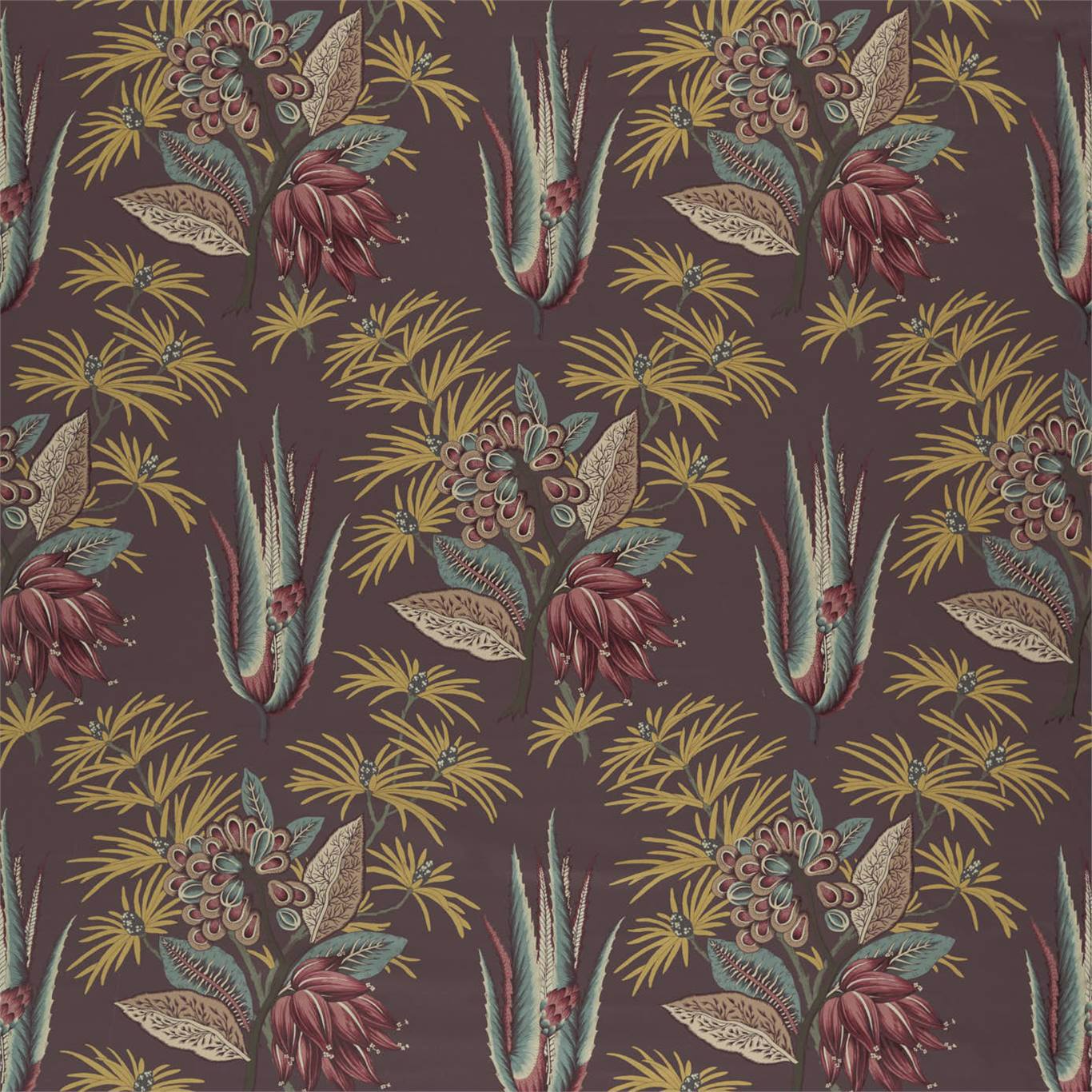 Desert Flower II Antiquary Fabric by ZOF