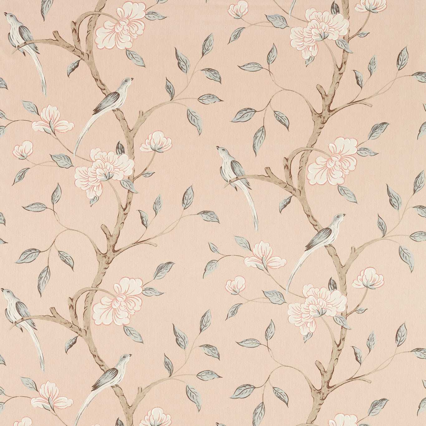Eleonora Print Tuscan Pink Fabric by ZOF