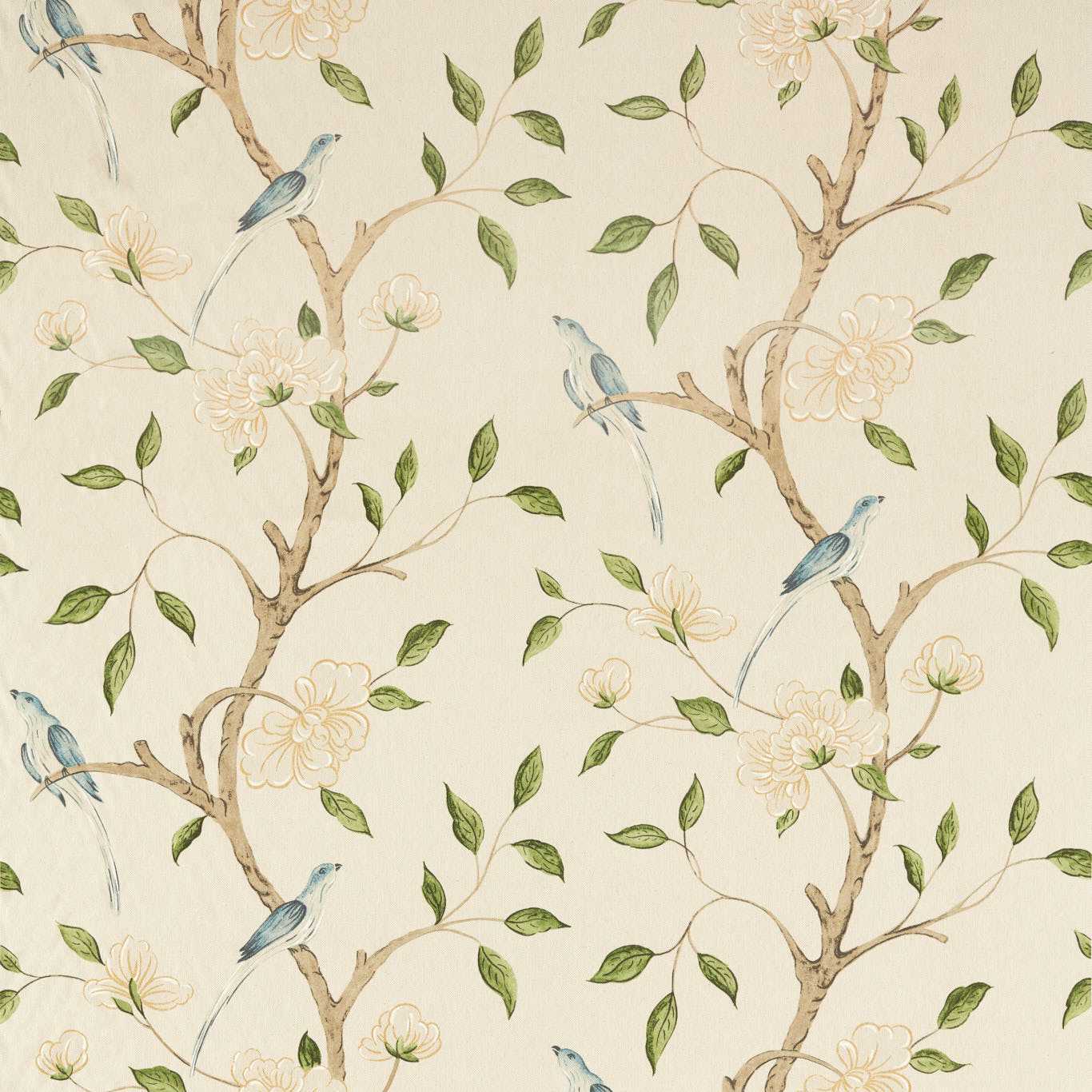Eleonora Print Evergreen Fabric by ZOF