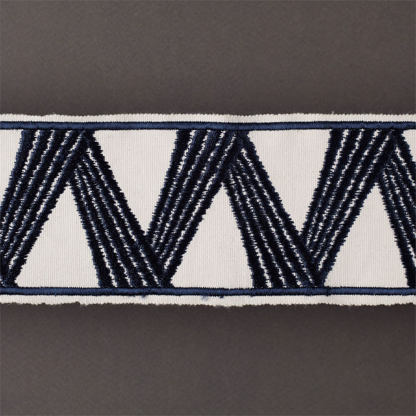 Zig Zag Braid Indigo Trimmings Zoffany by Sanderson Design