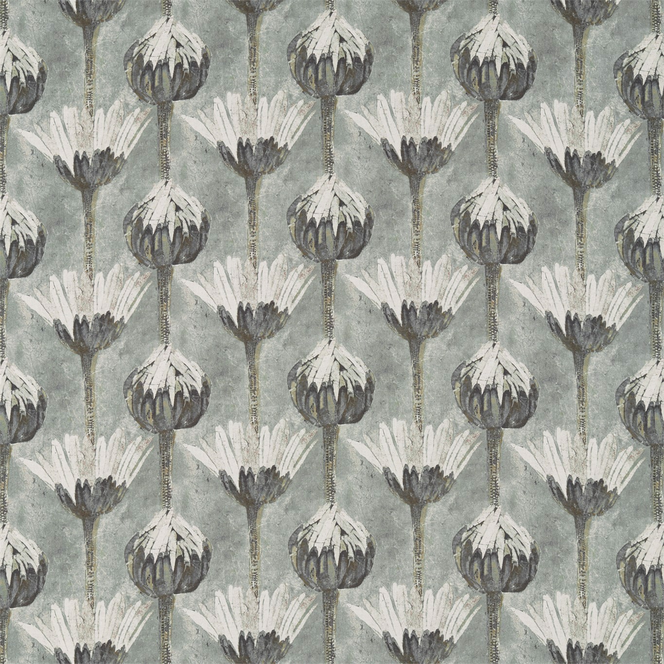 Marketa Logwood Grey Fabric by ZOF