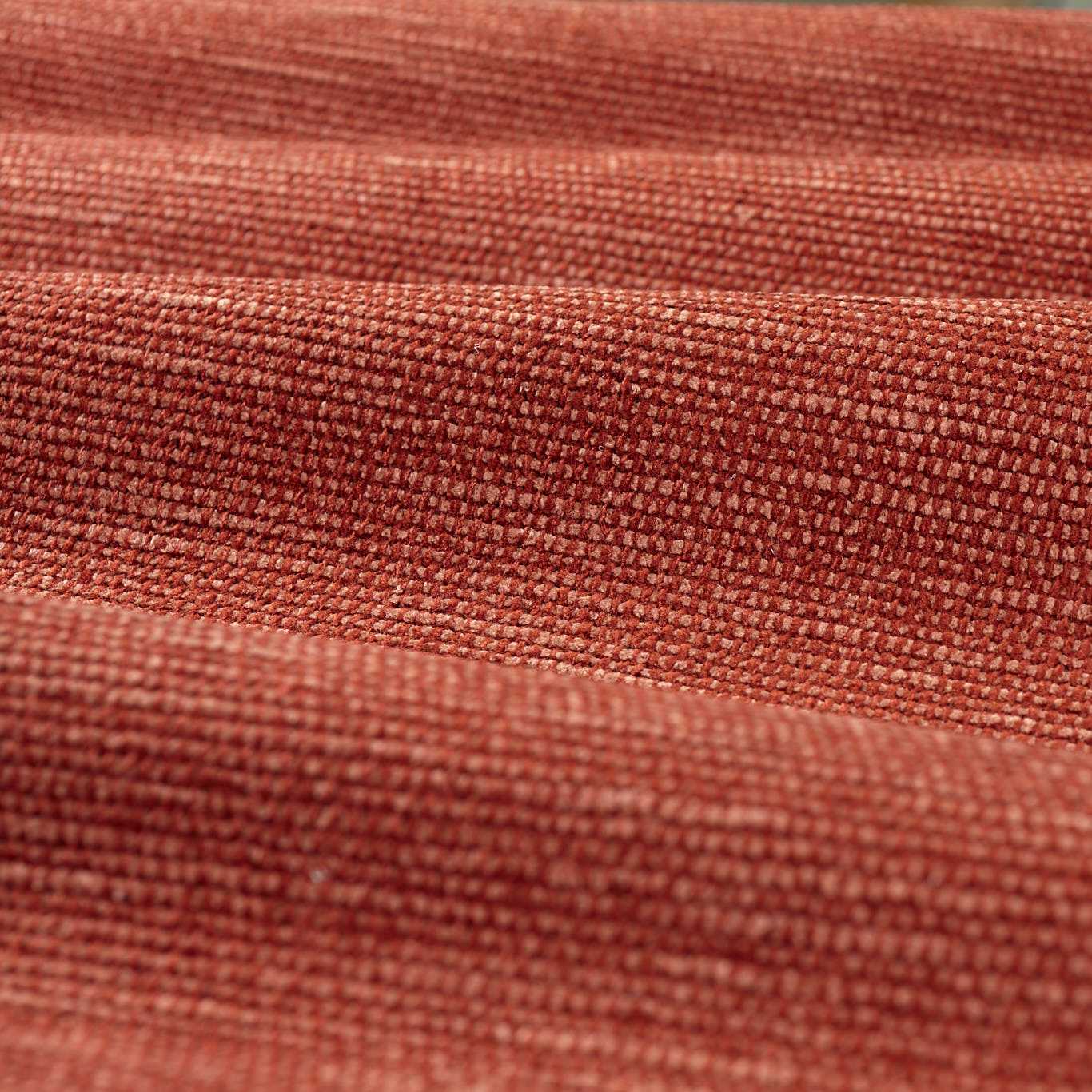 Zoffany Chenille Venetian Red Fabric by ZOF